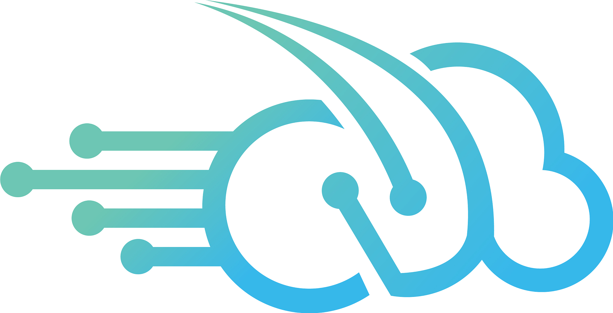 cloud t<strong>e</strong>ch logo template