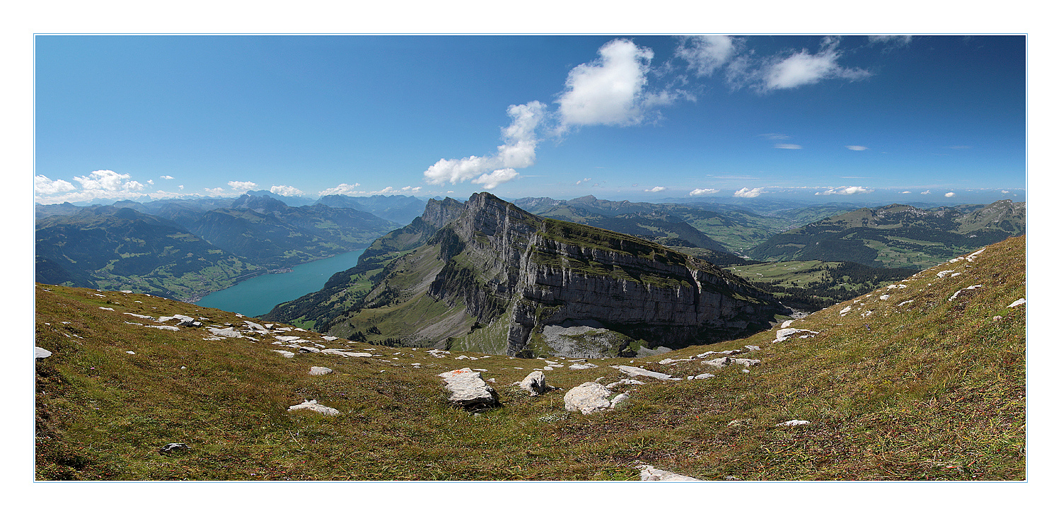 high angle view of mountains