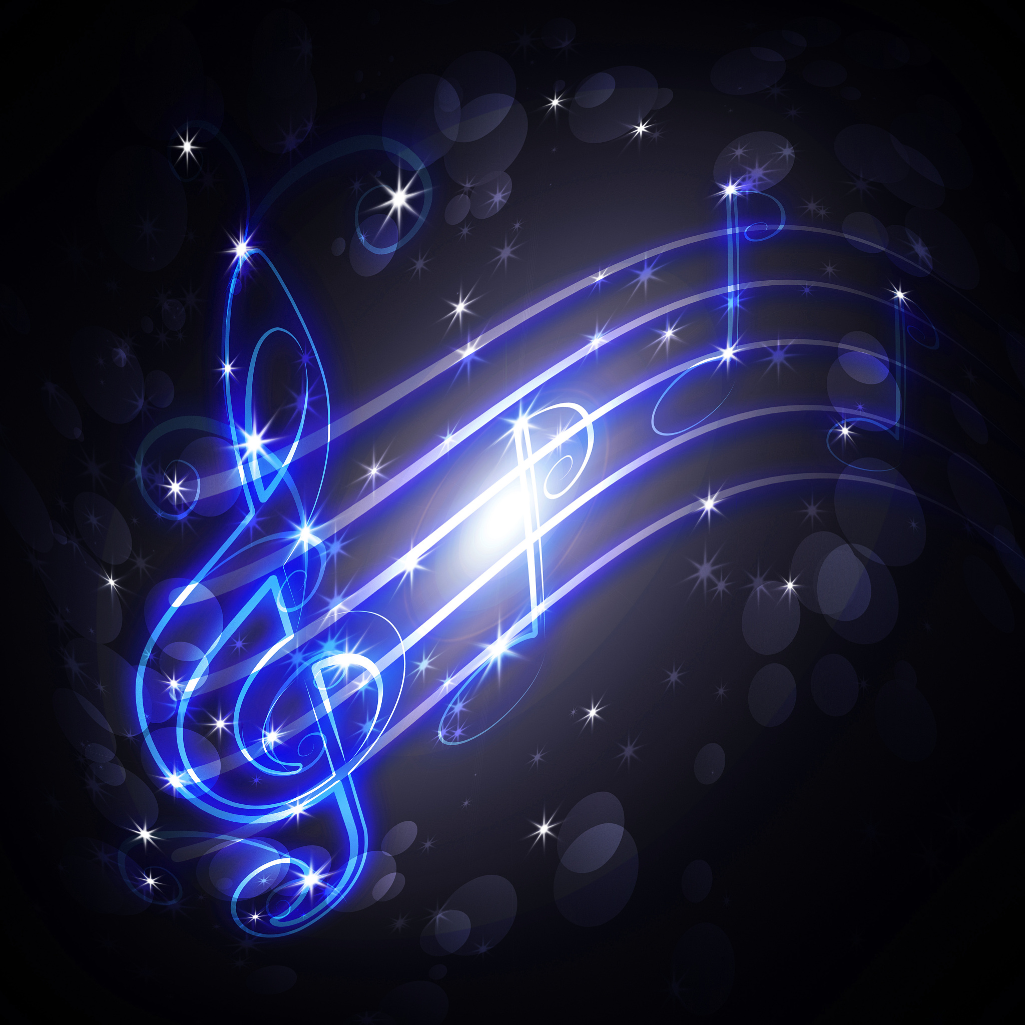 burning musical symbols