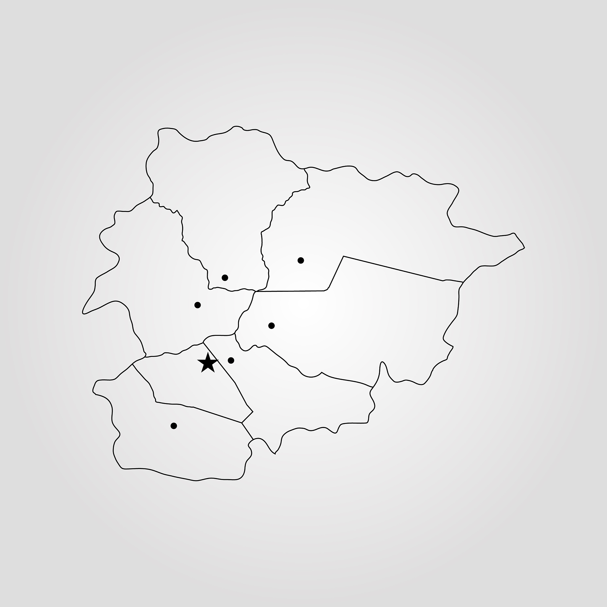 map of andorra