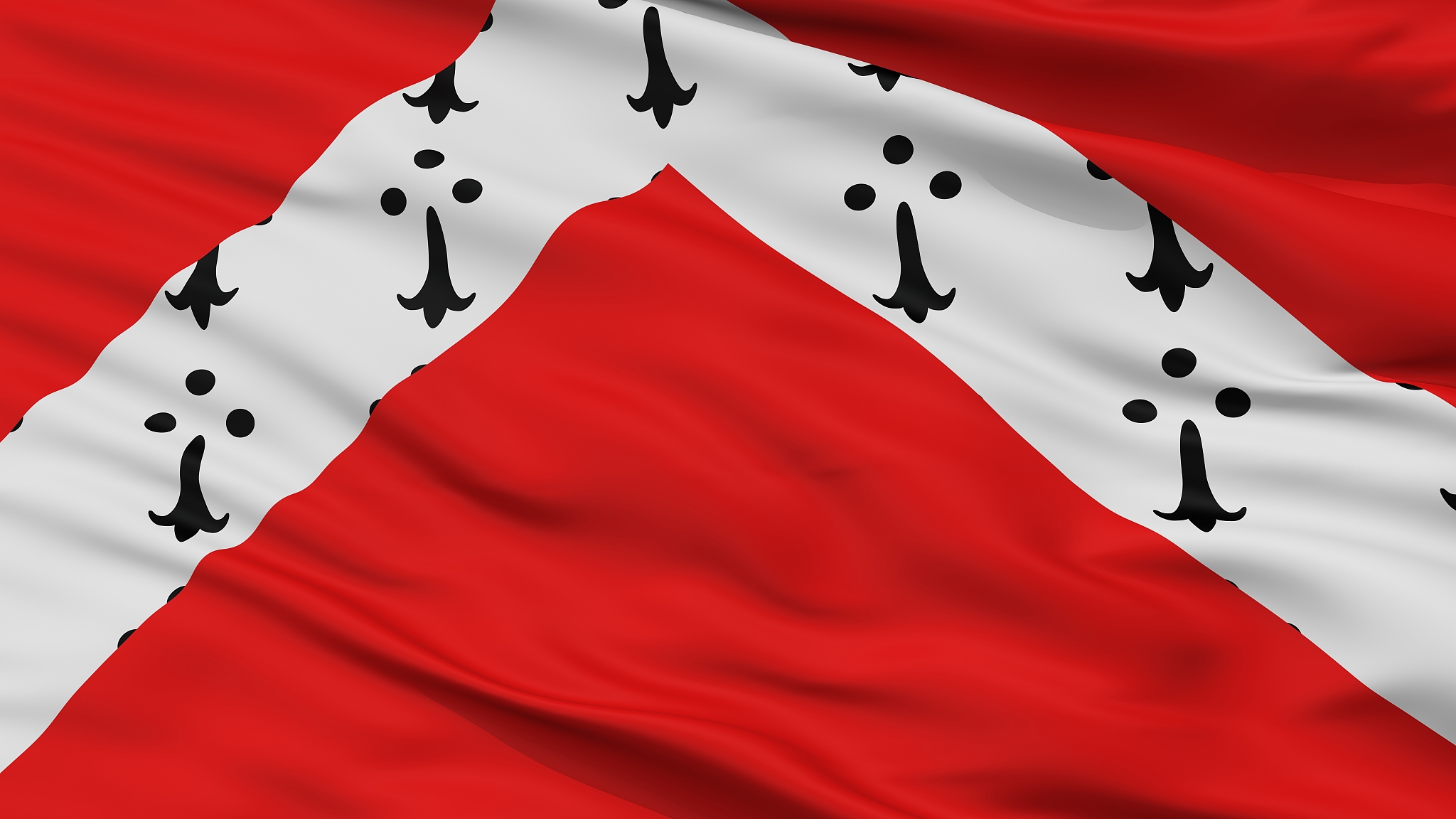 gistel city flag, belgium, closeup view