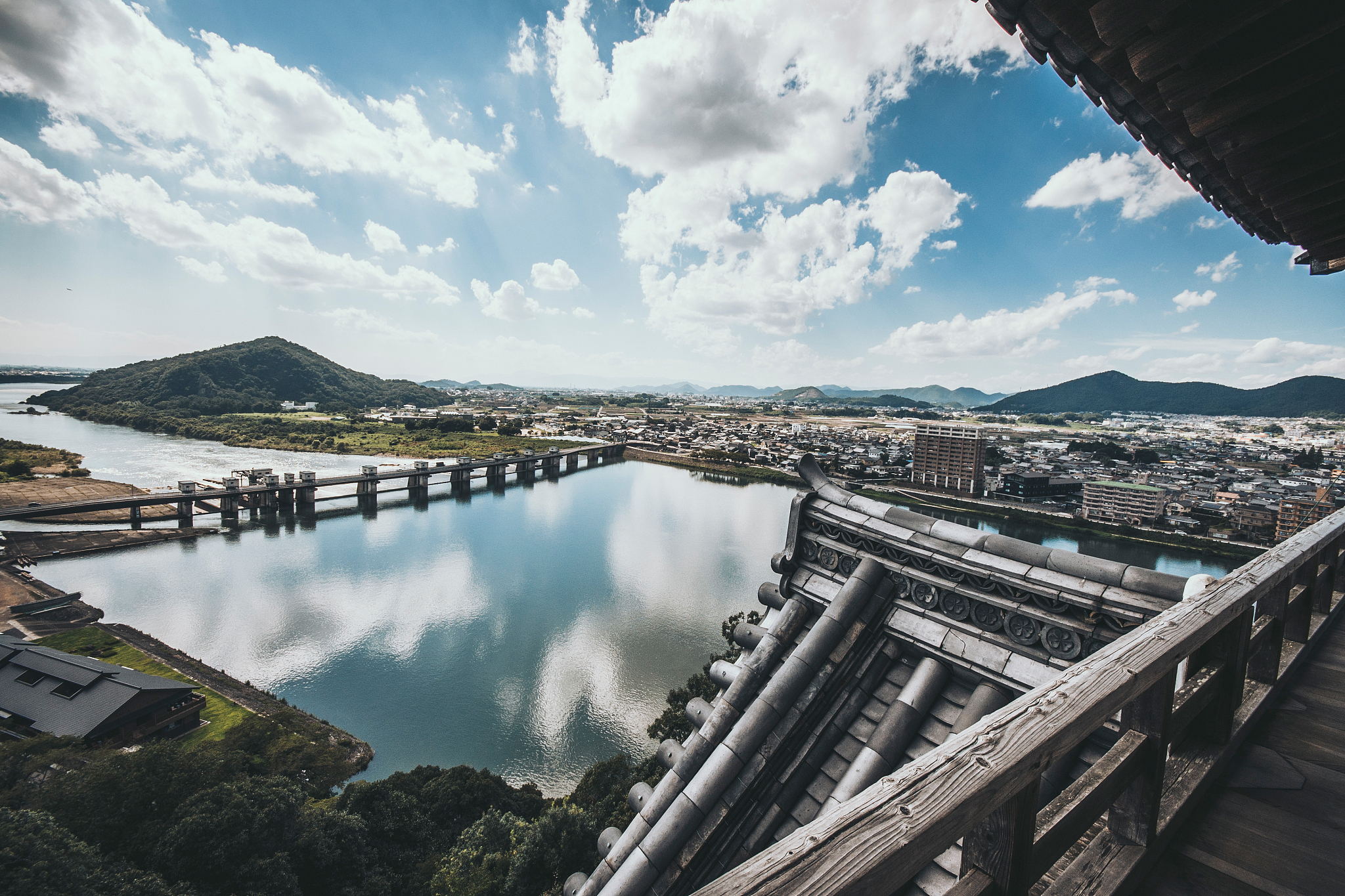 panoramic view of city against sky