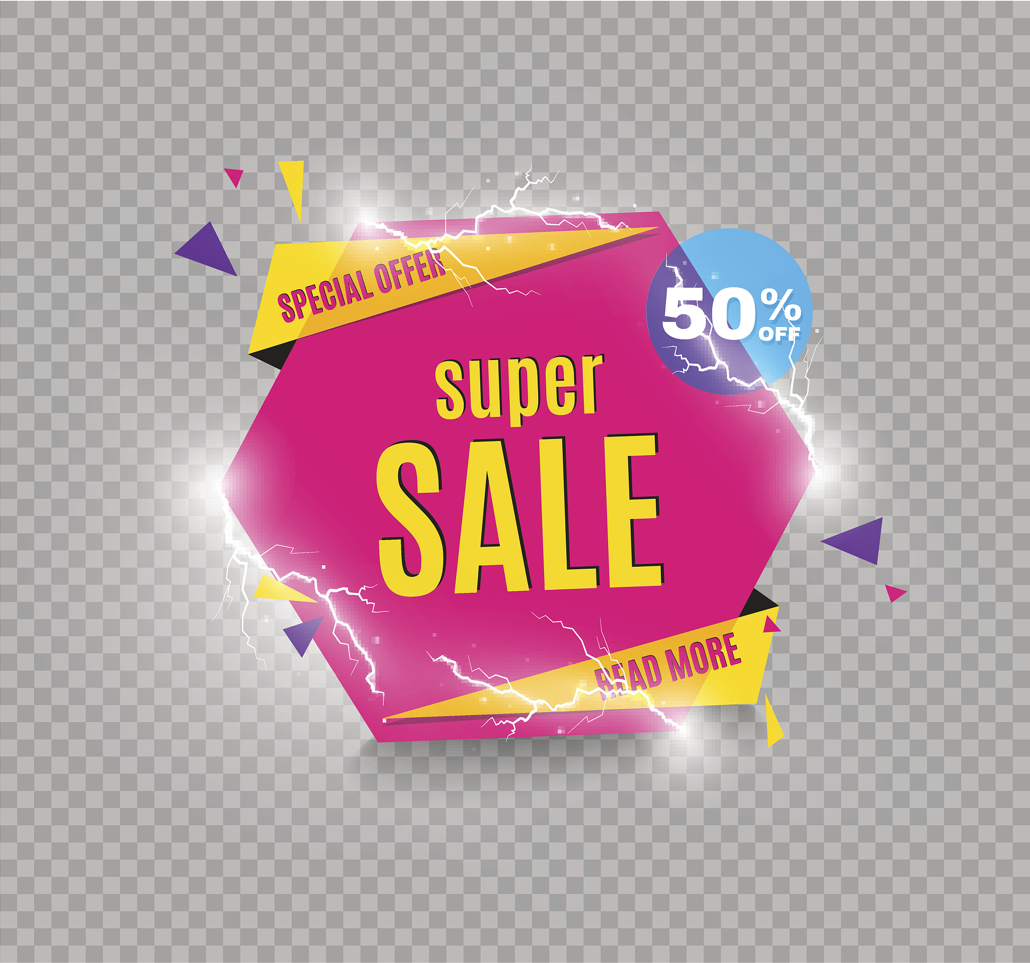 incredible wow sale banner design template. big super sale speci