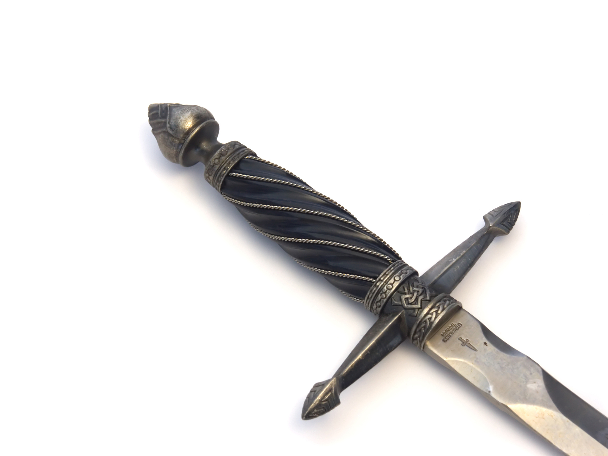 dagger on white