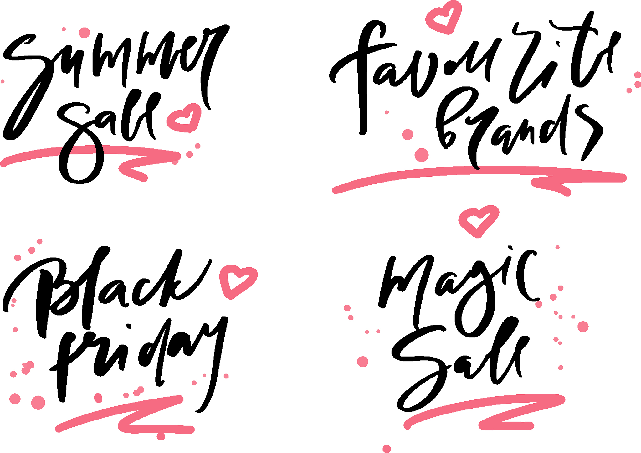 calligraphy summer sale