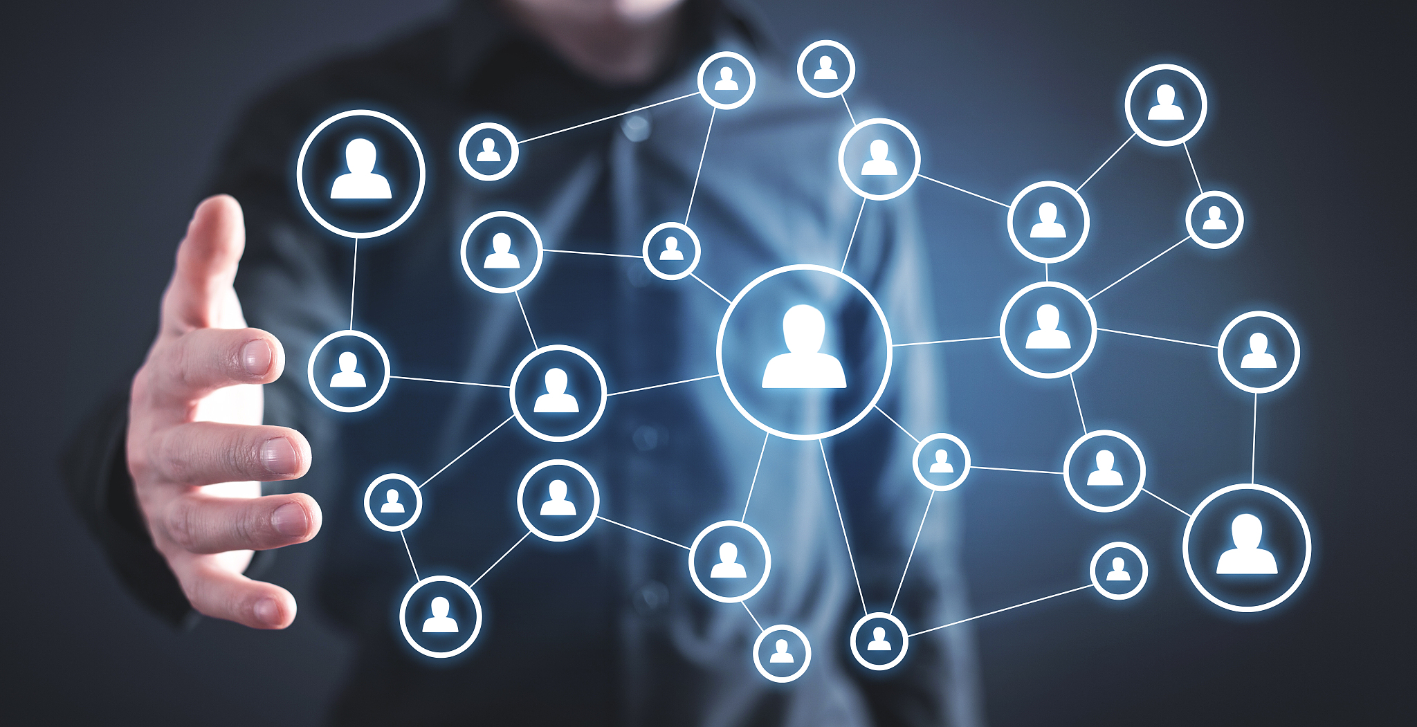 business connection and social network.