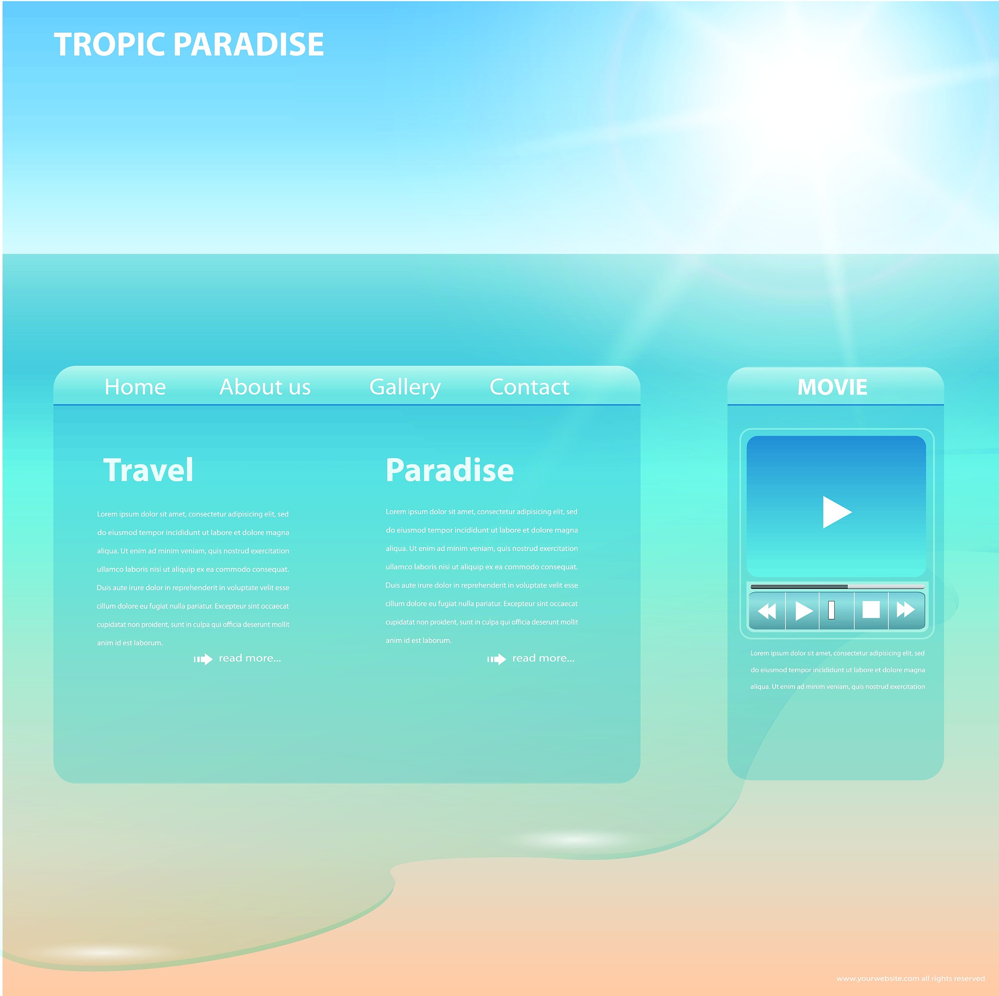 website template