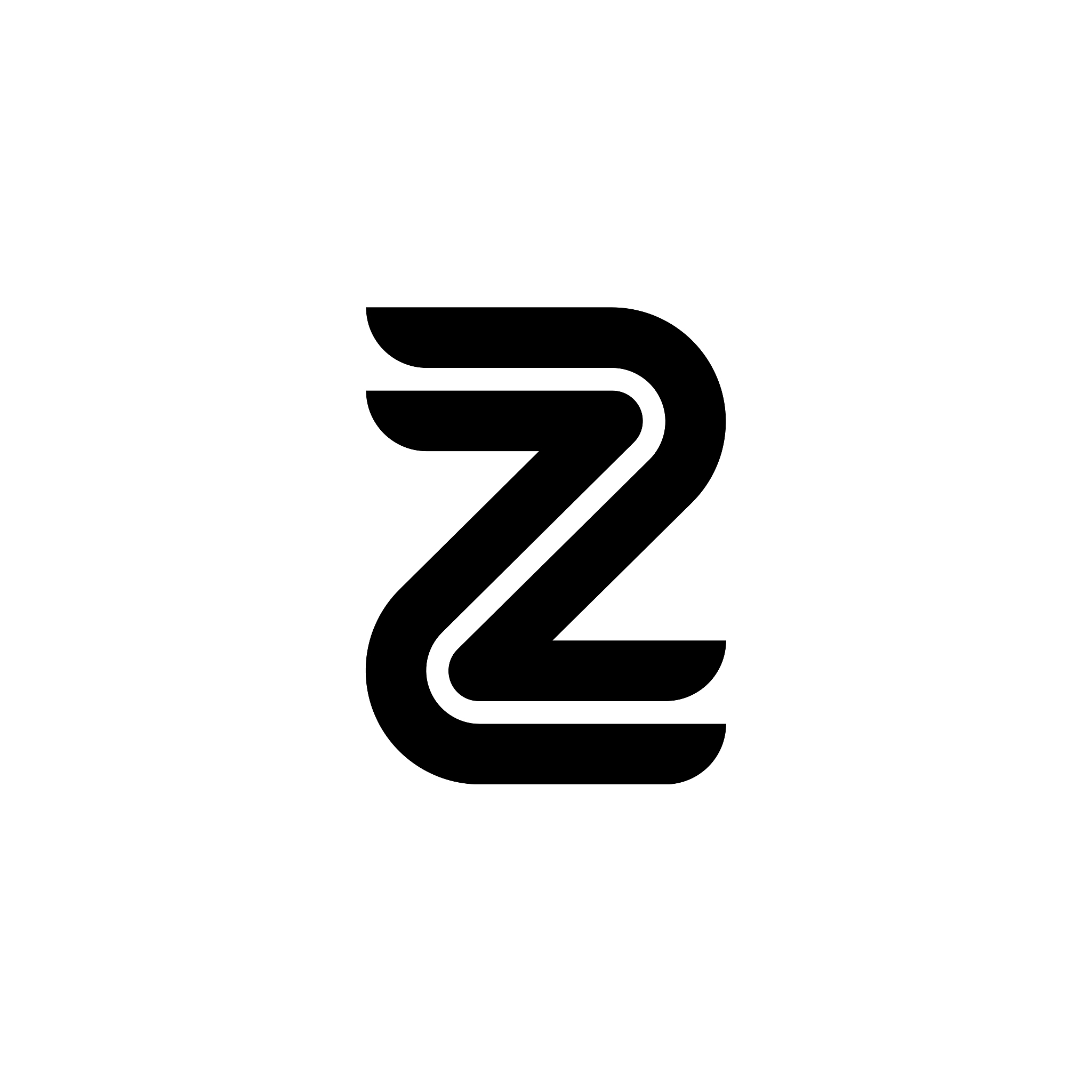 geometric speed letter logotype z