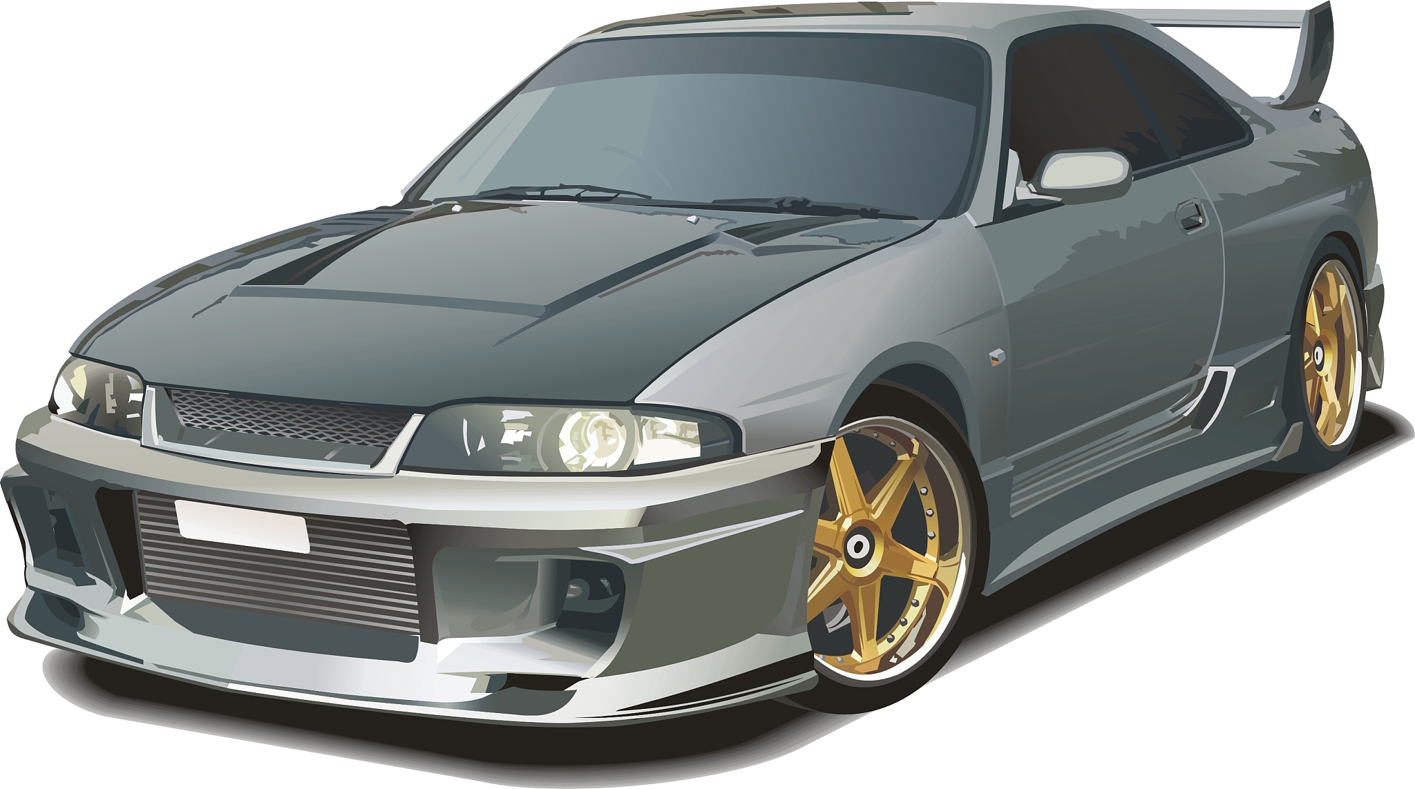 modern sports car