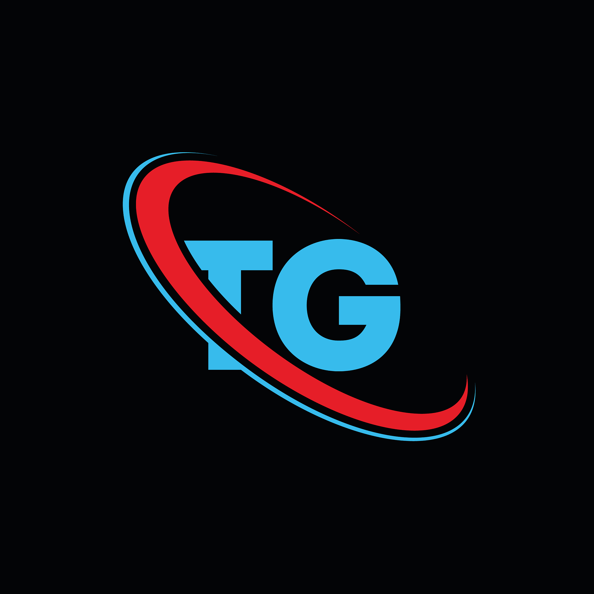 tg t g letter logo design initial letter tg