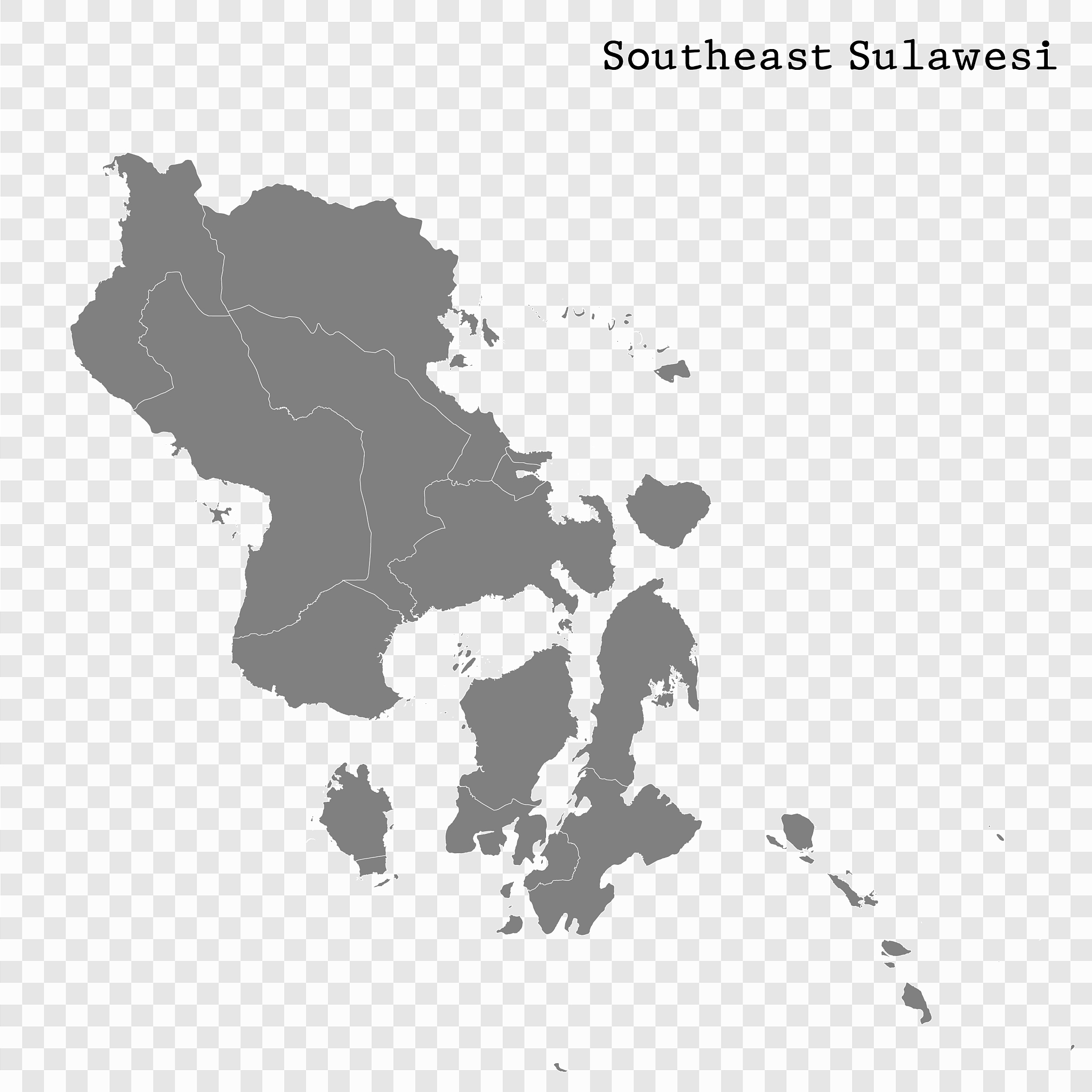 high quality map is a province indonesia