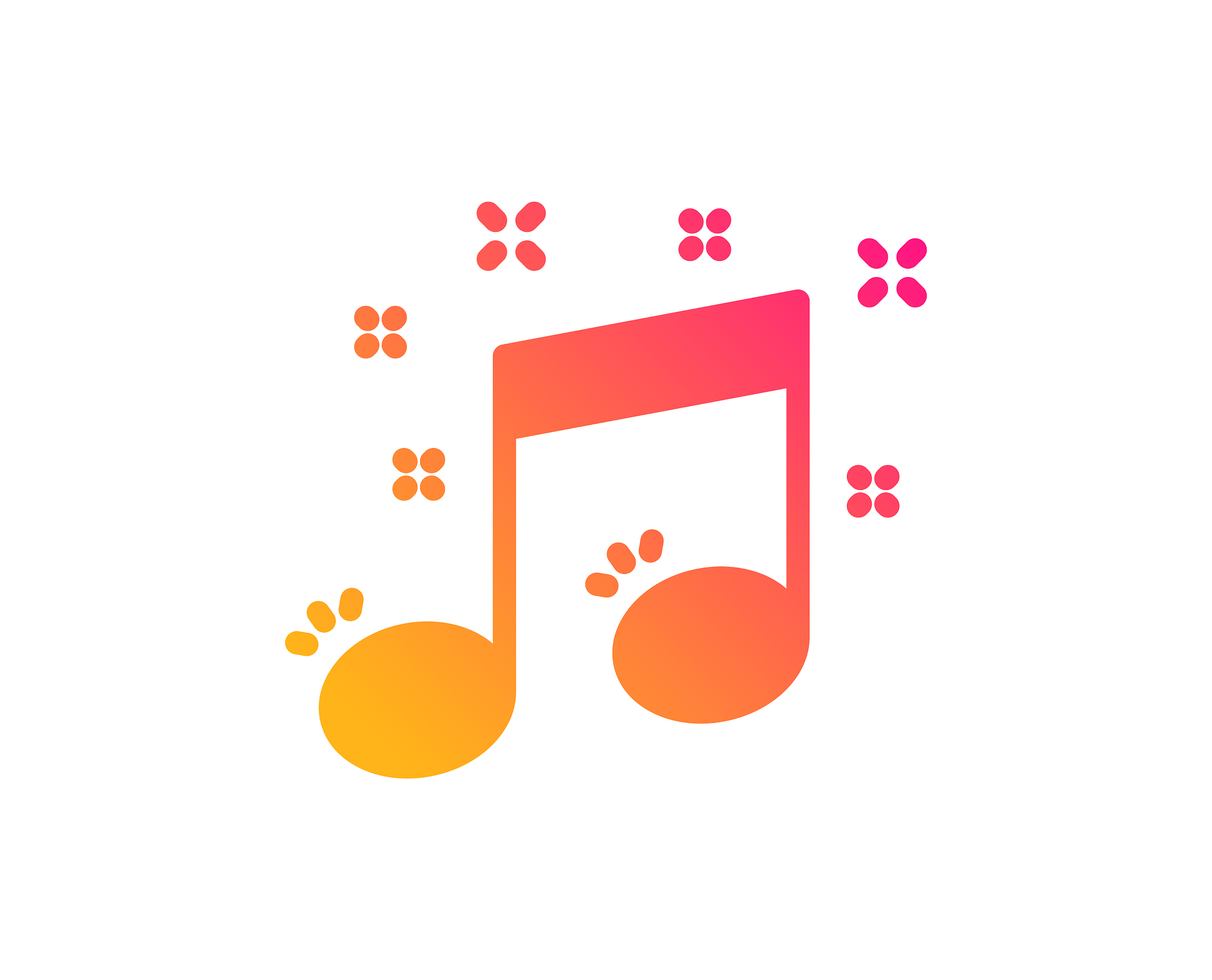 musical note icon music sign