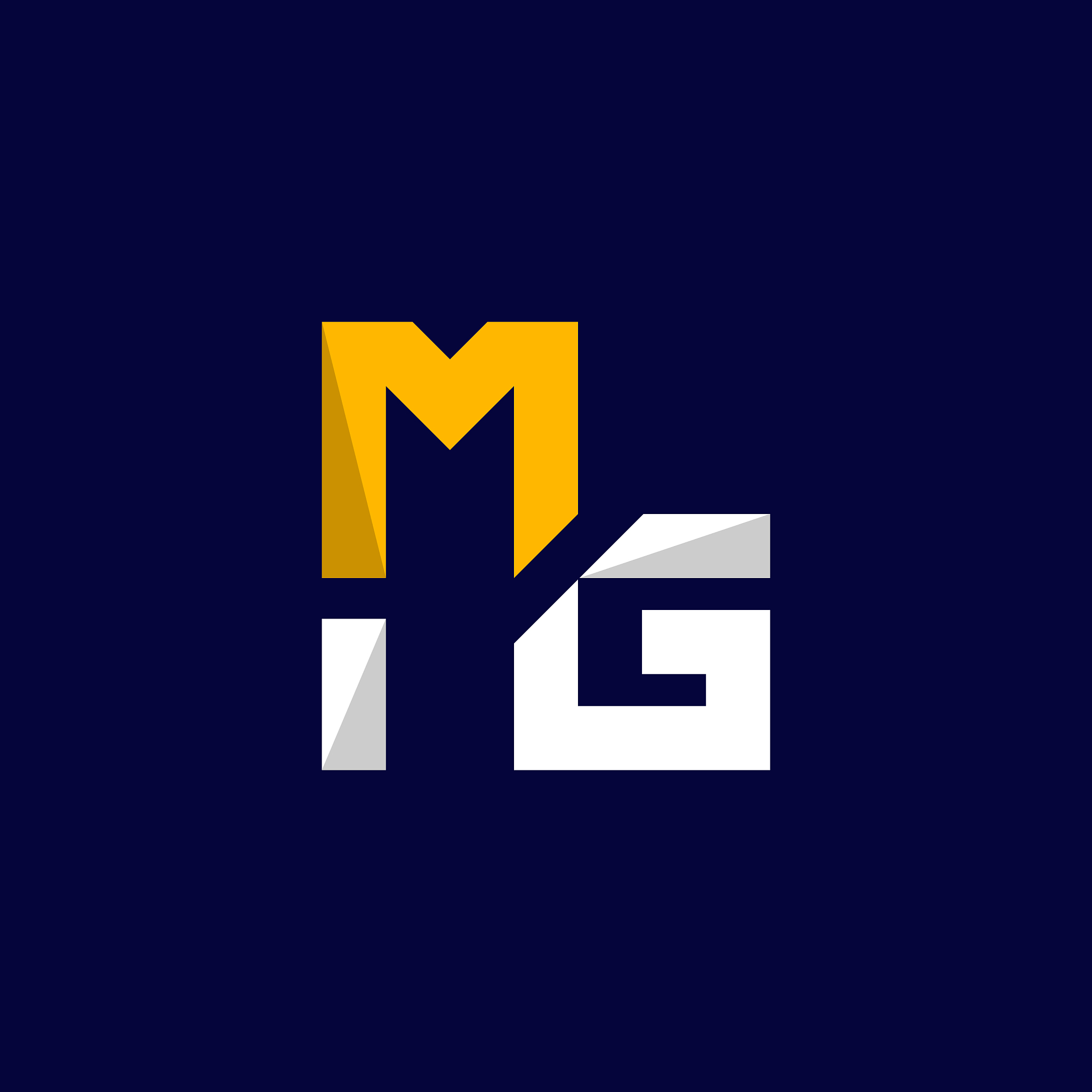letter mg building creative business logo design