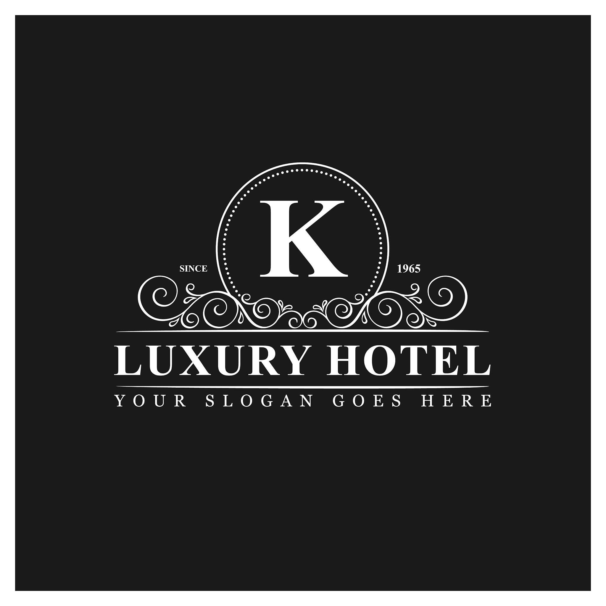 alphabetical logo design and typography