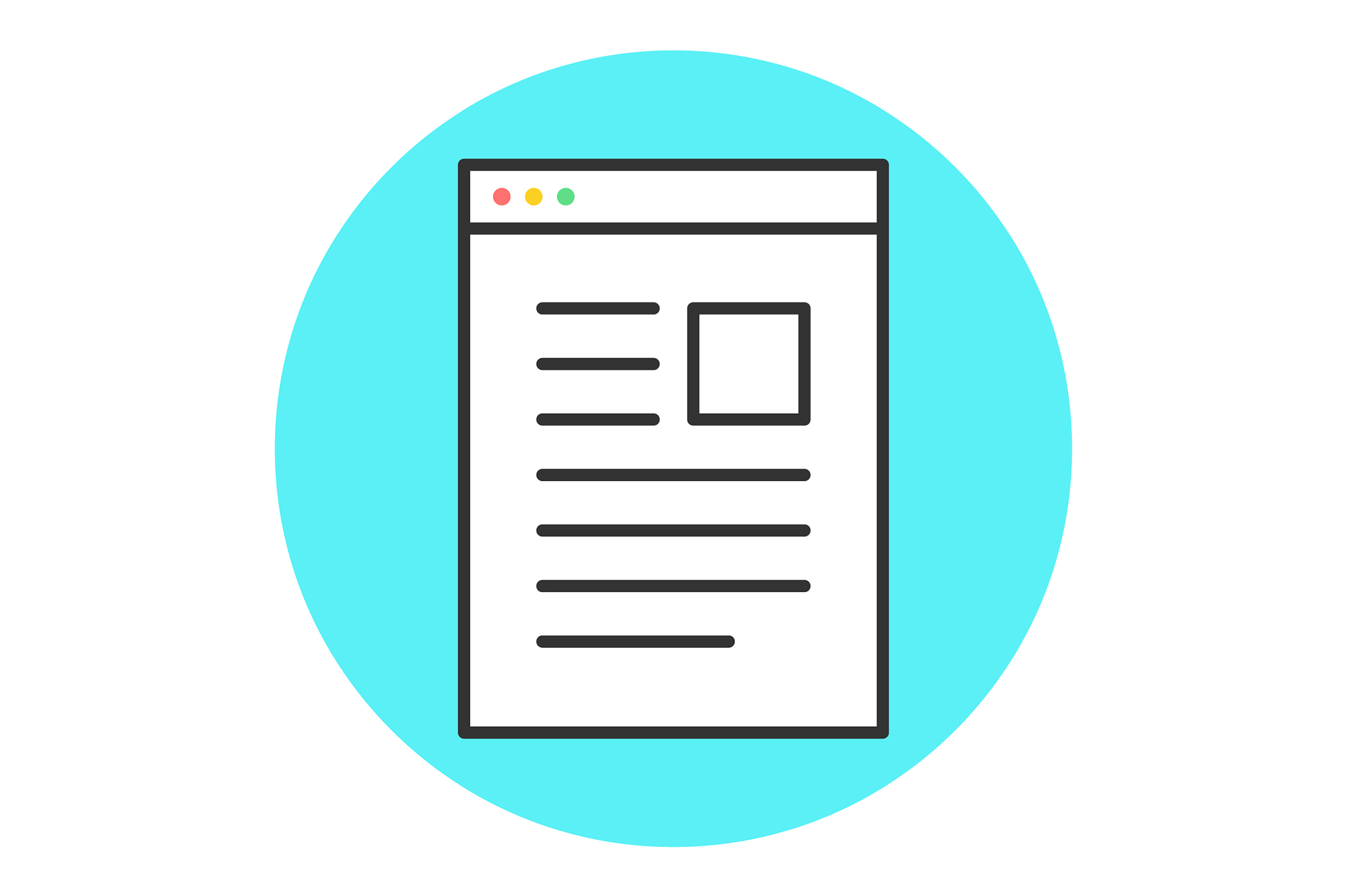 icon of web page