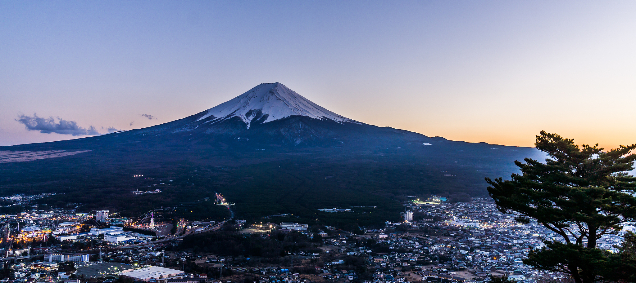 日本东京富士山自然景观