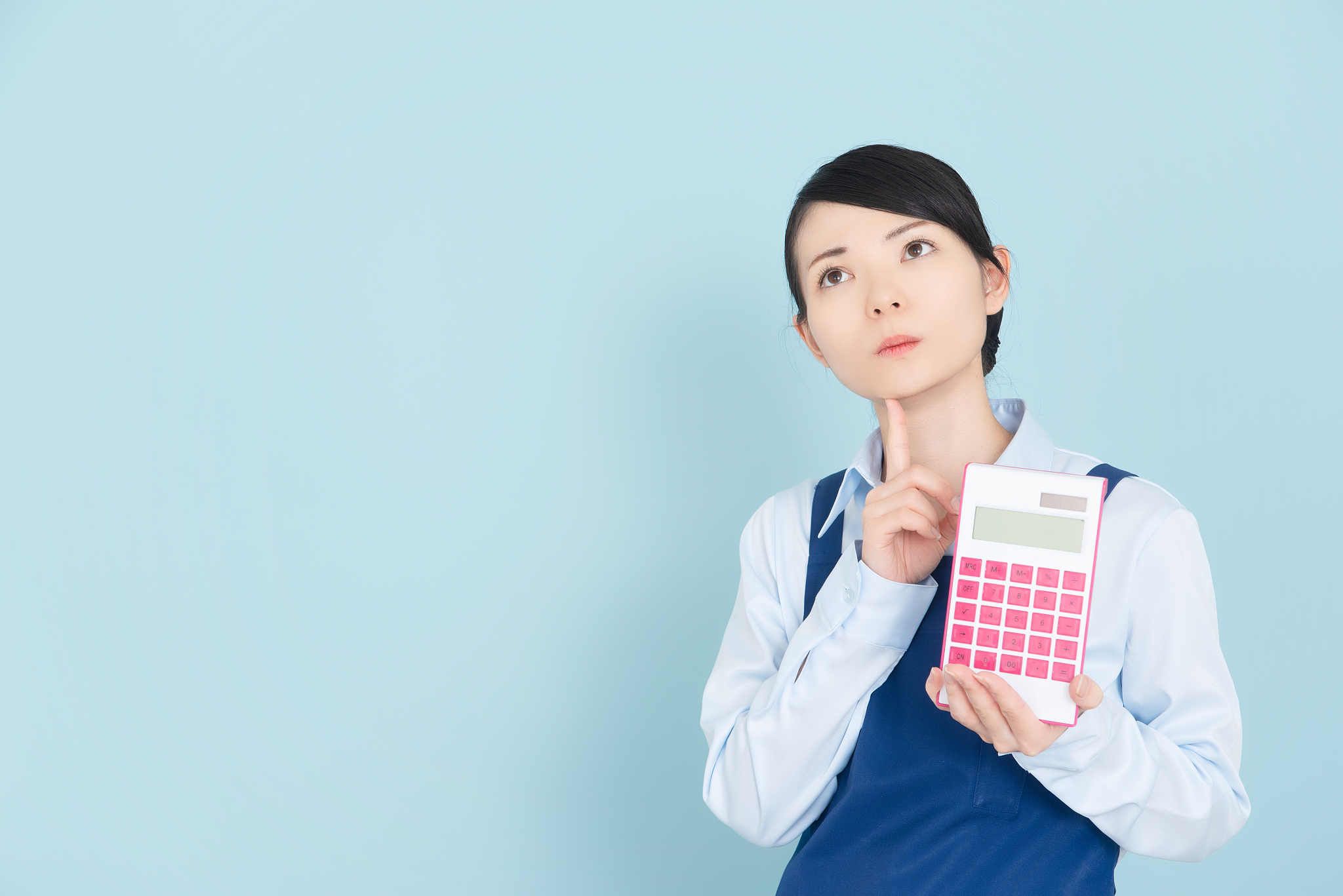woman in an apron