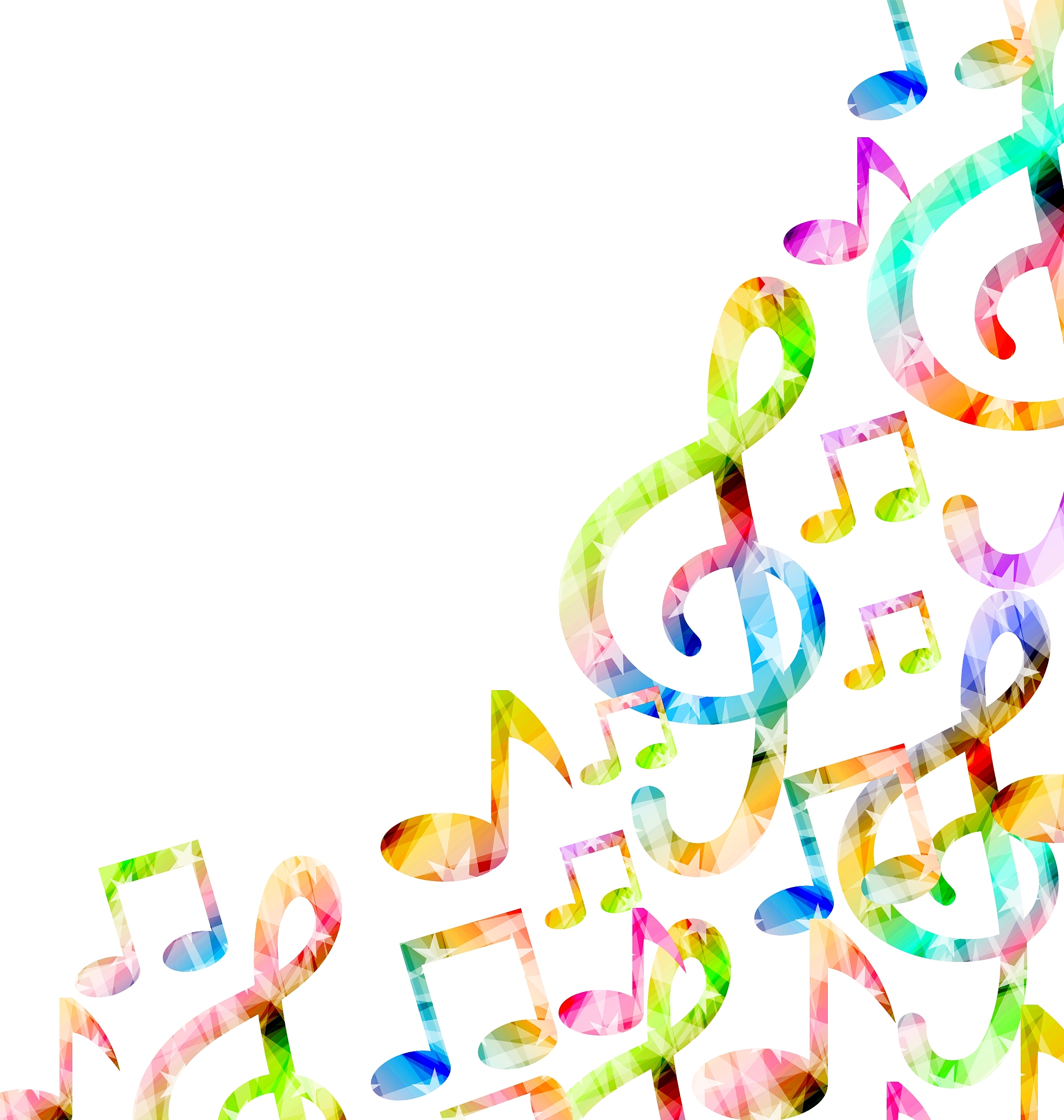colorful music background