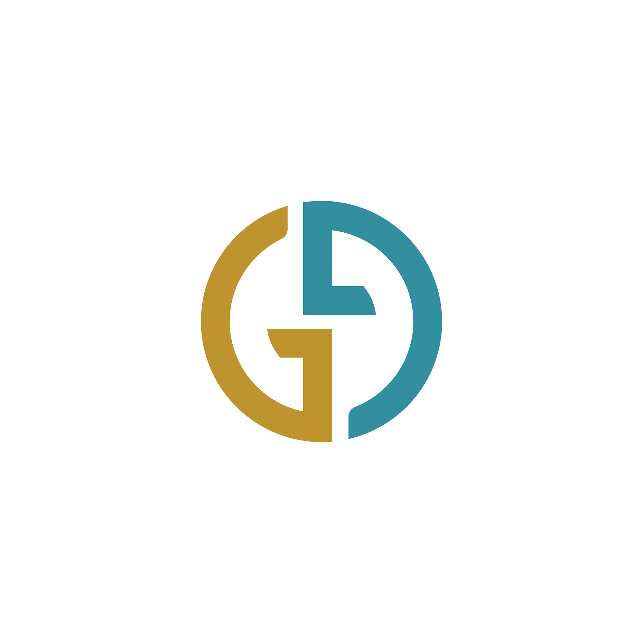initial letter gg or g logo design template