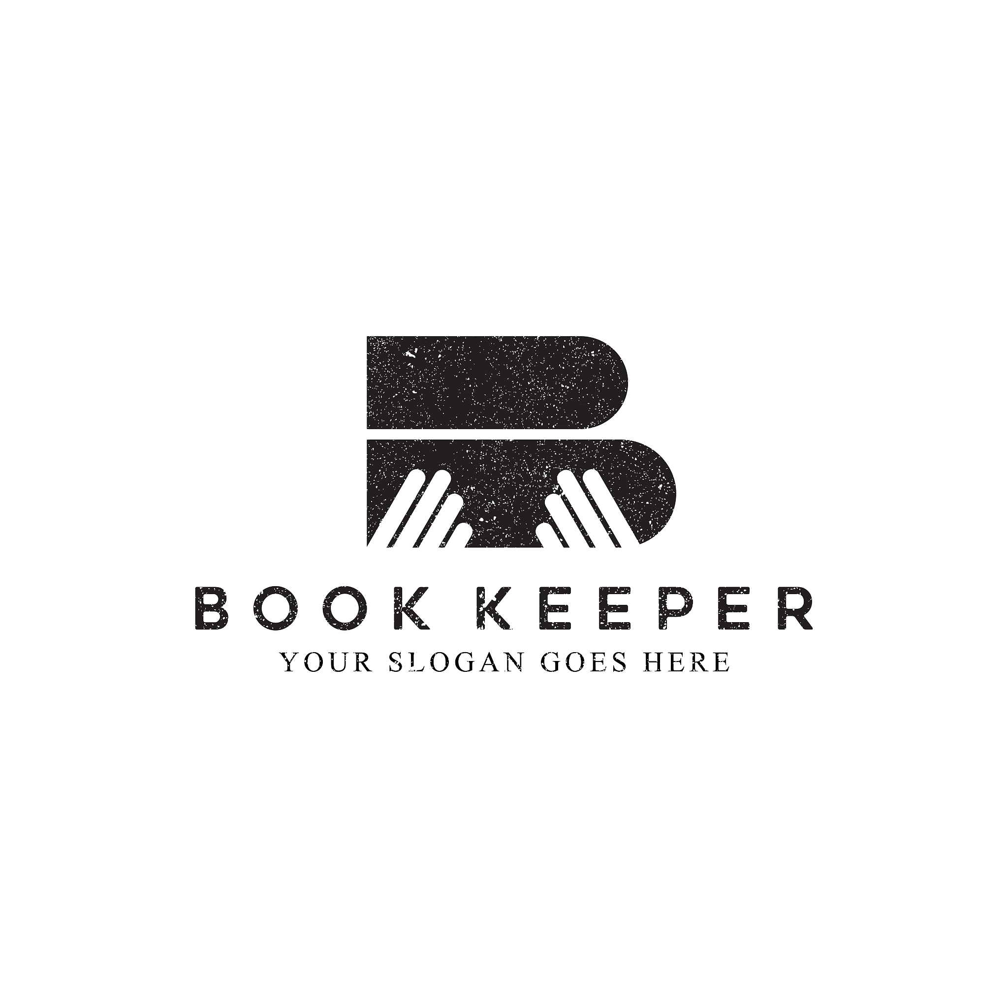 book keeper  inspirations, library or librarian  vector. rustic 