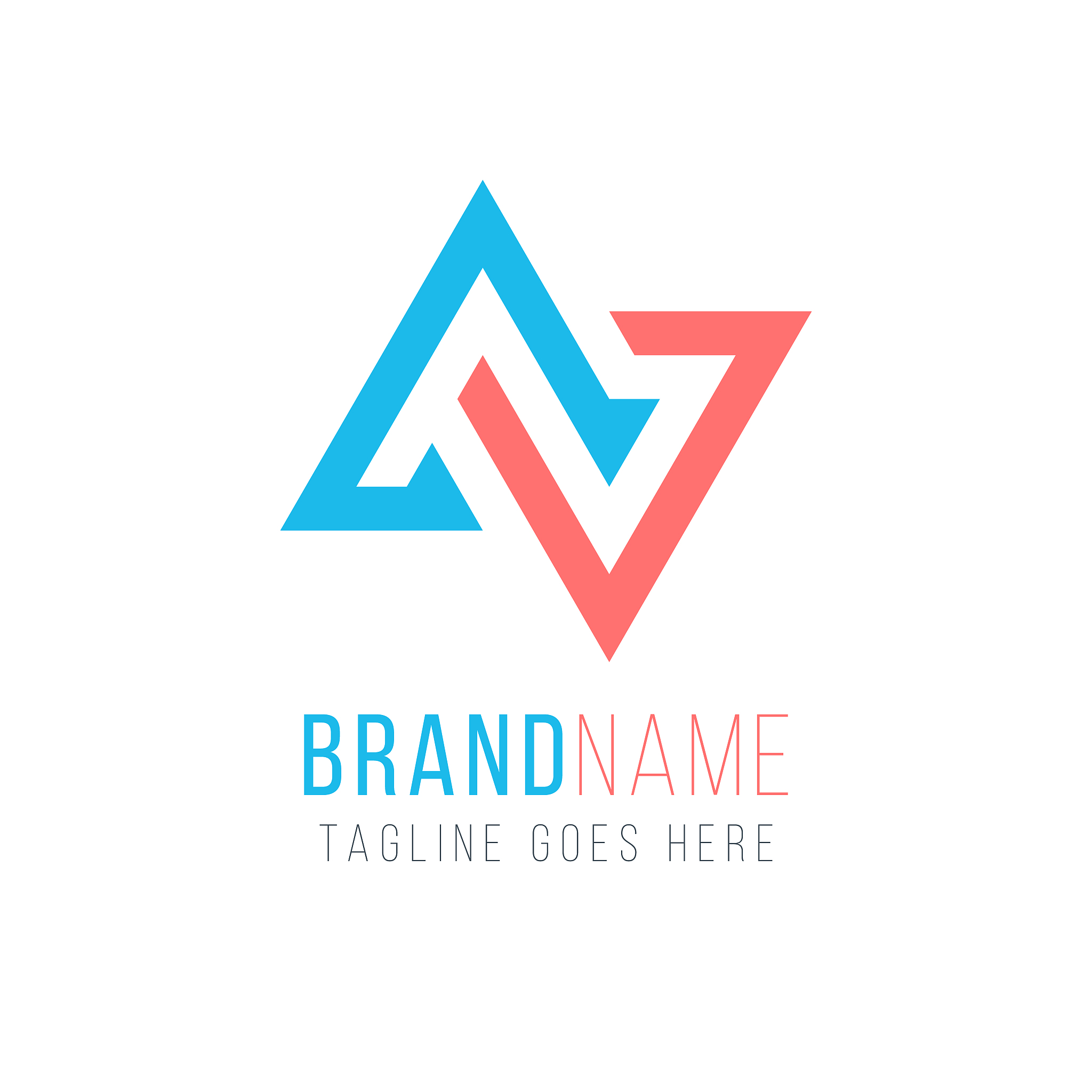 av va a v initial based letter icon geometric logo. technology b