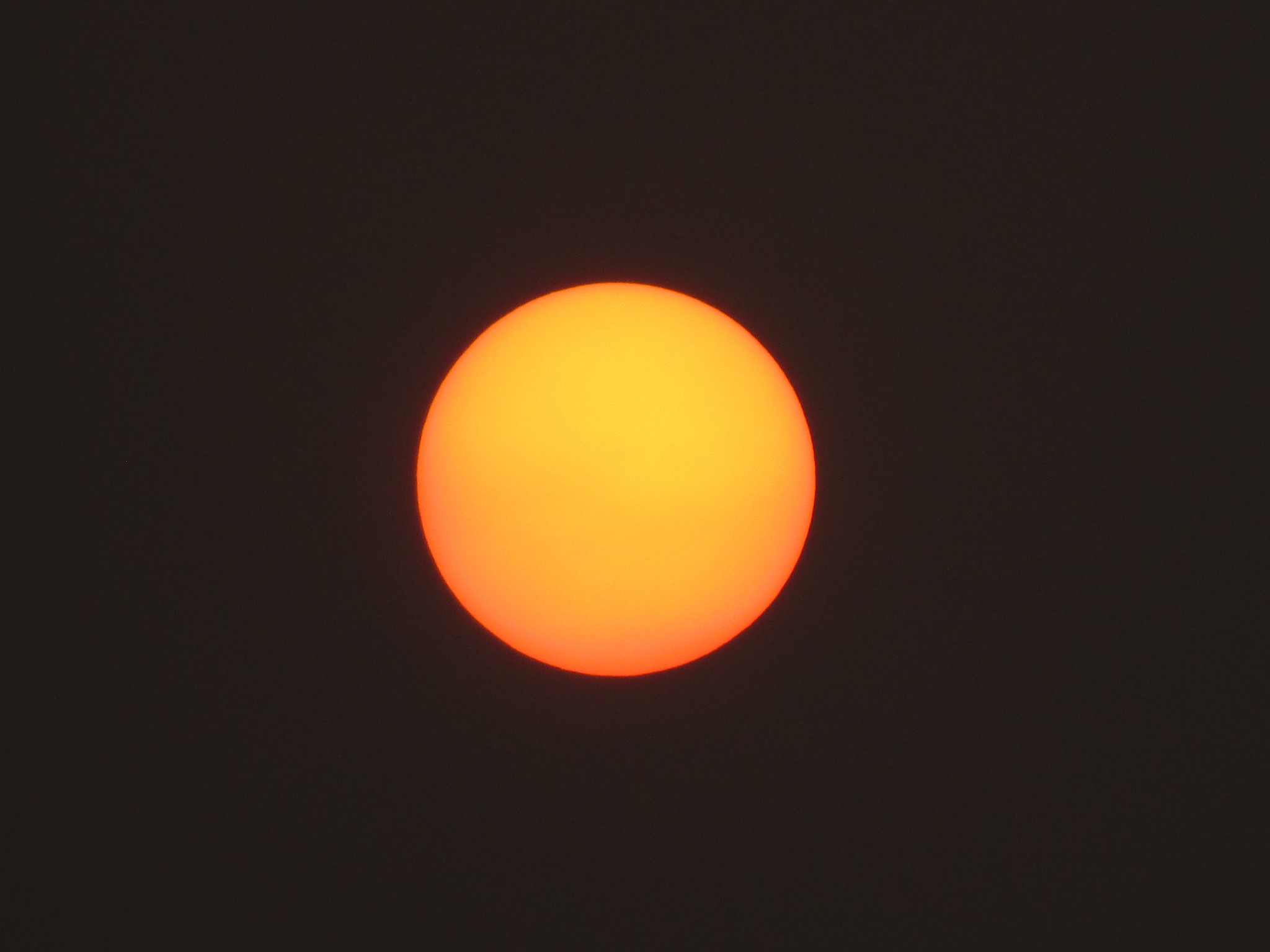close up big sunset, big orange sun, beautiful scenic view of na