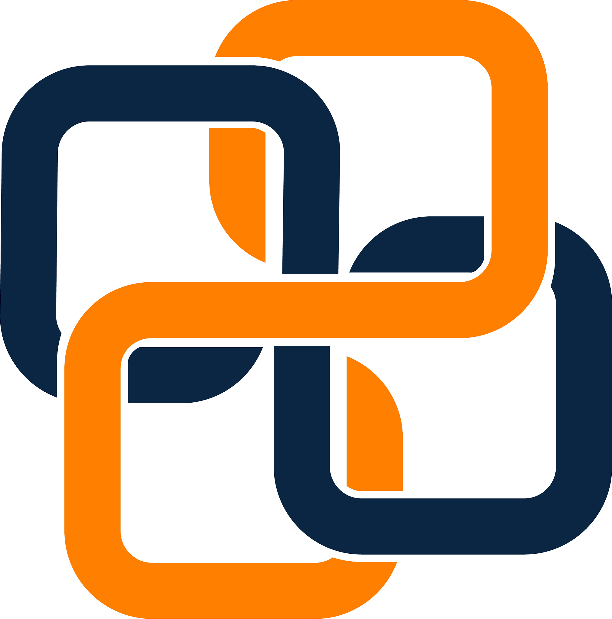 chain connections logo design template