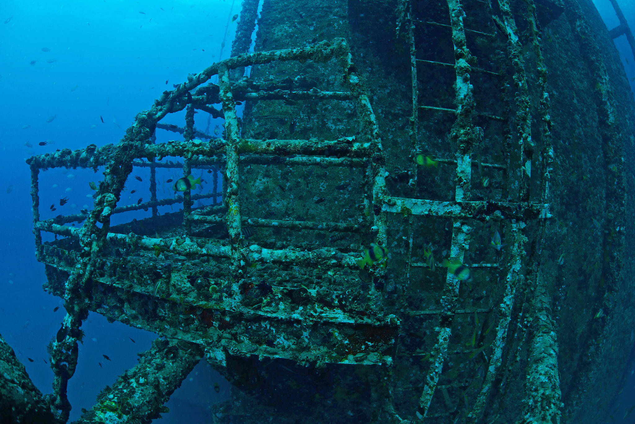 underwater oil rig