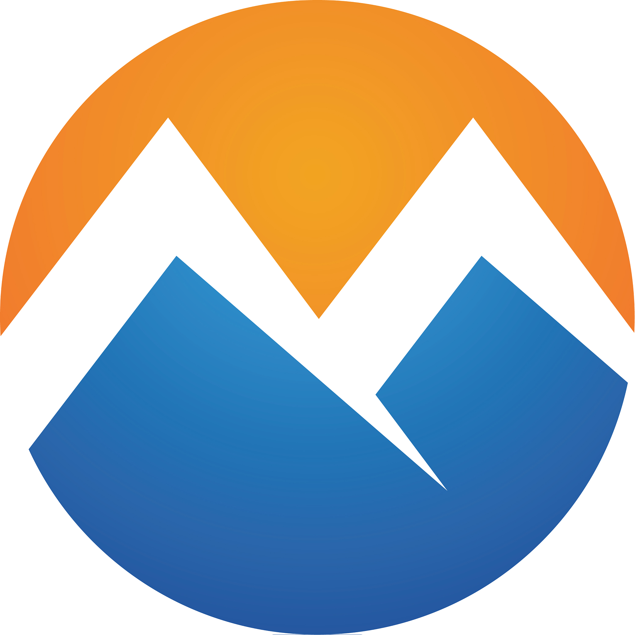 mountain icon logo business template