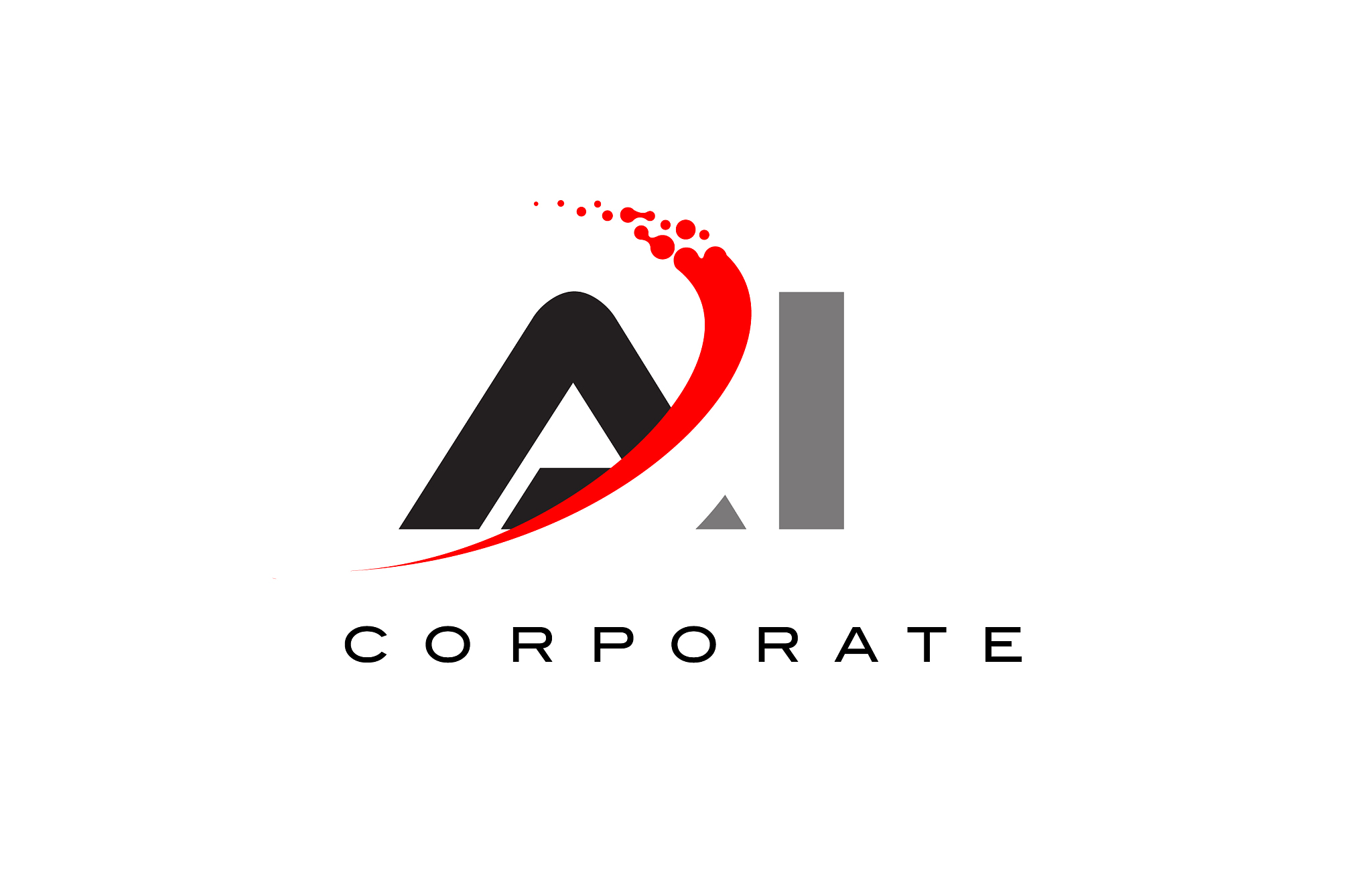 ai modern letter logo design with swoosh