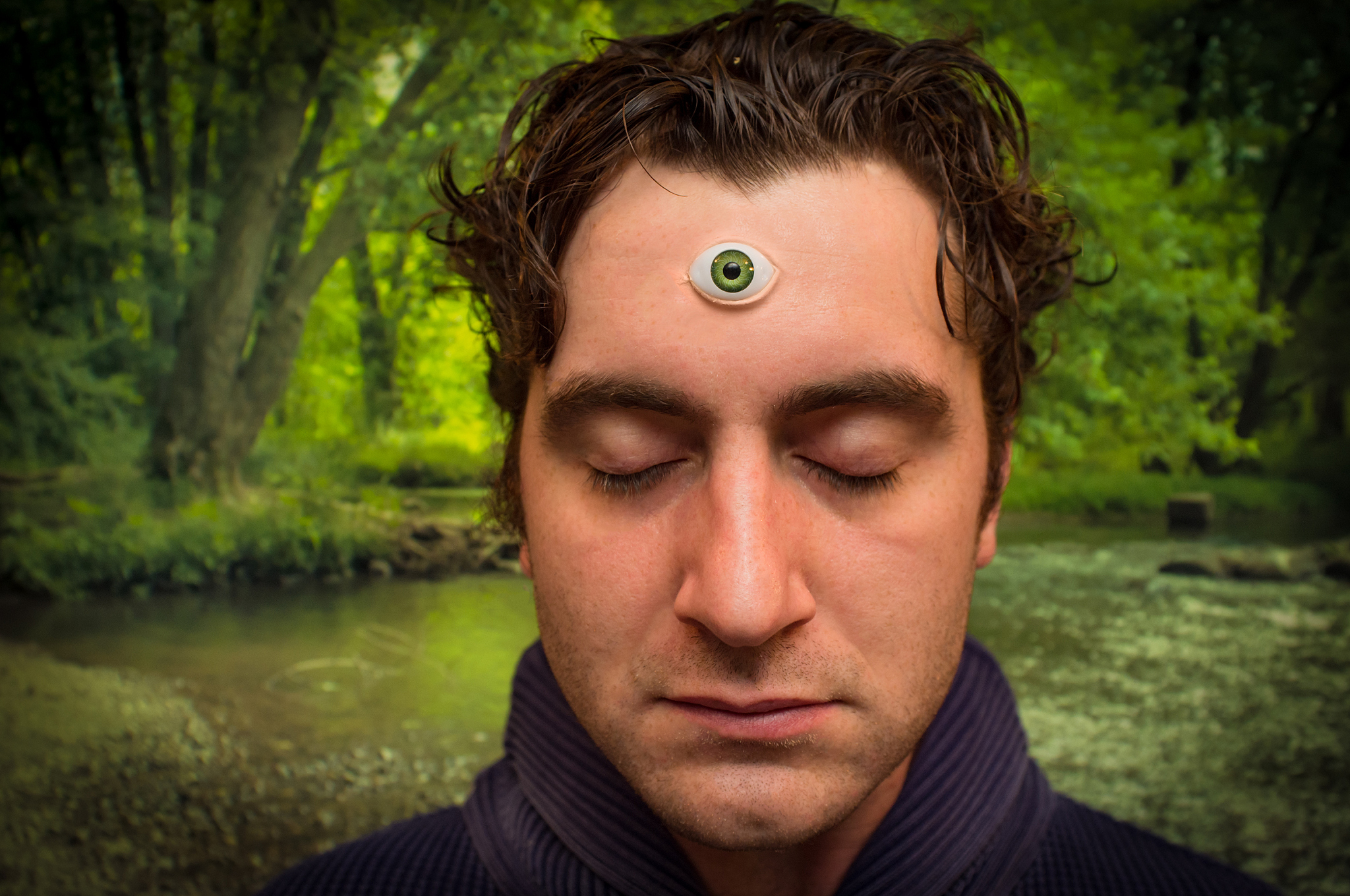 man third eye