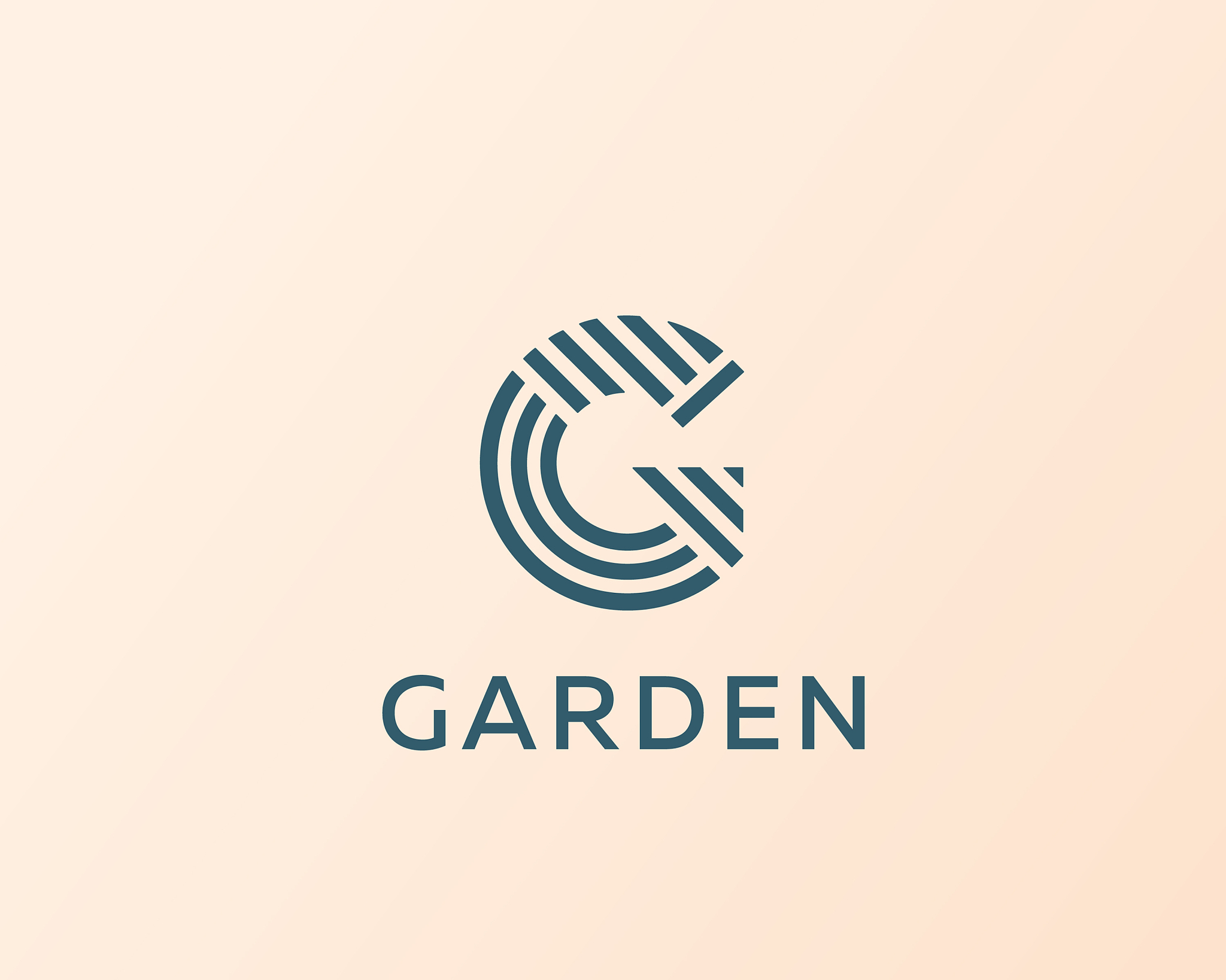letter g line logo design creative