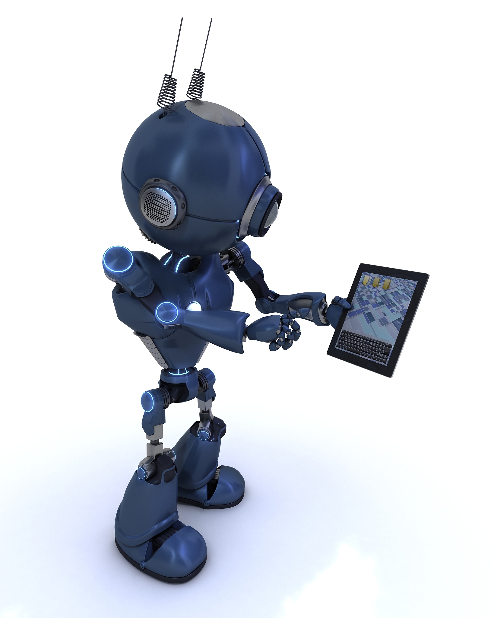 android with mobile tablet device