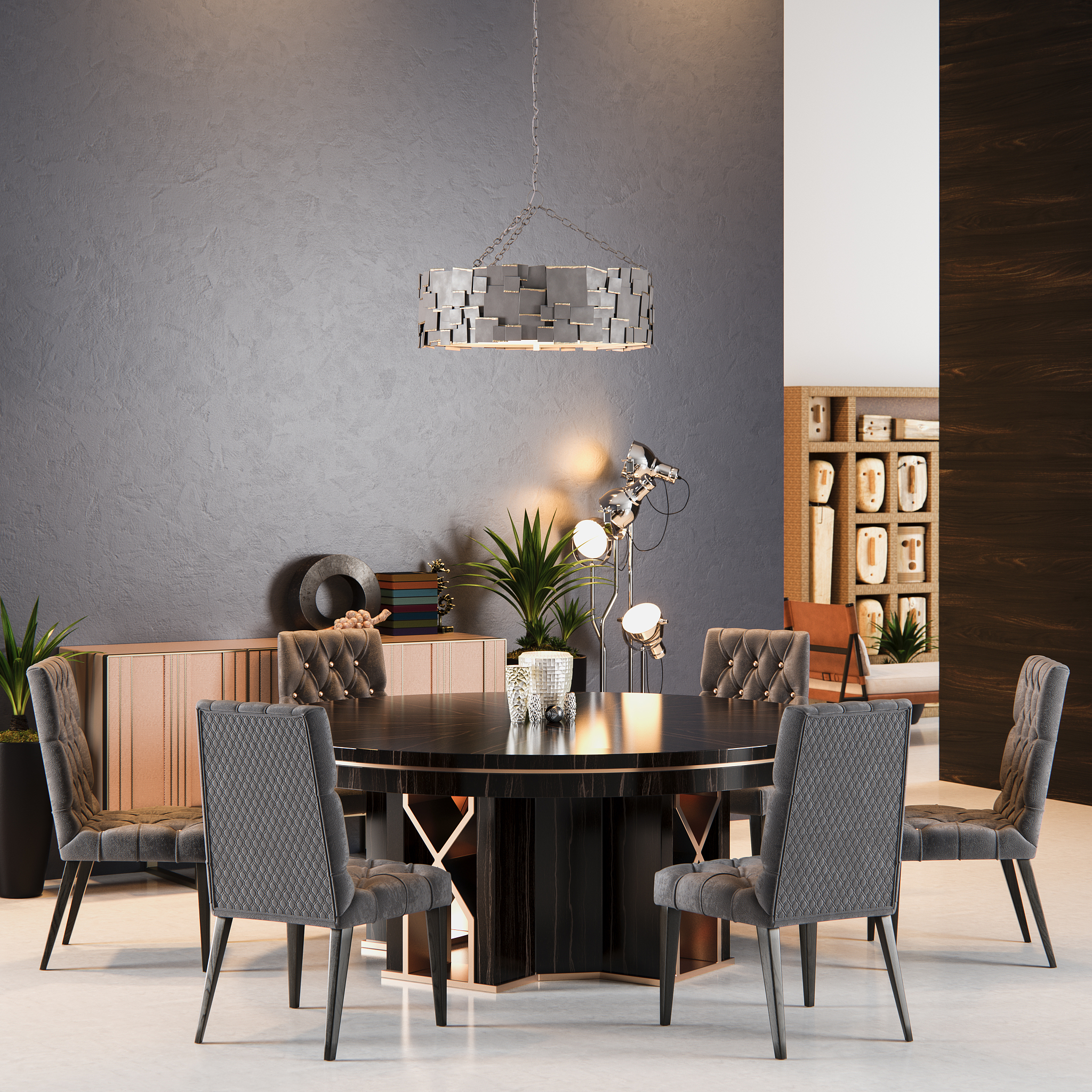 modern dining room interior design