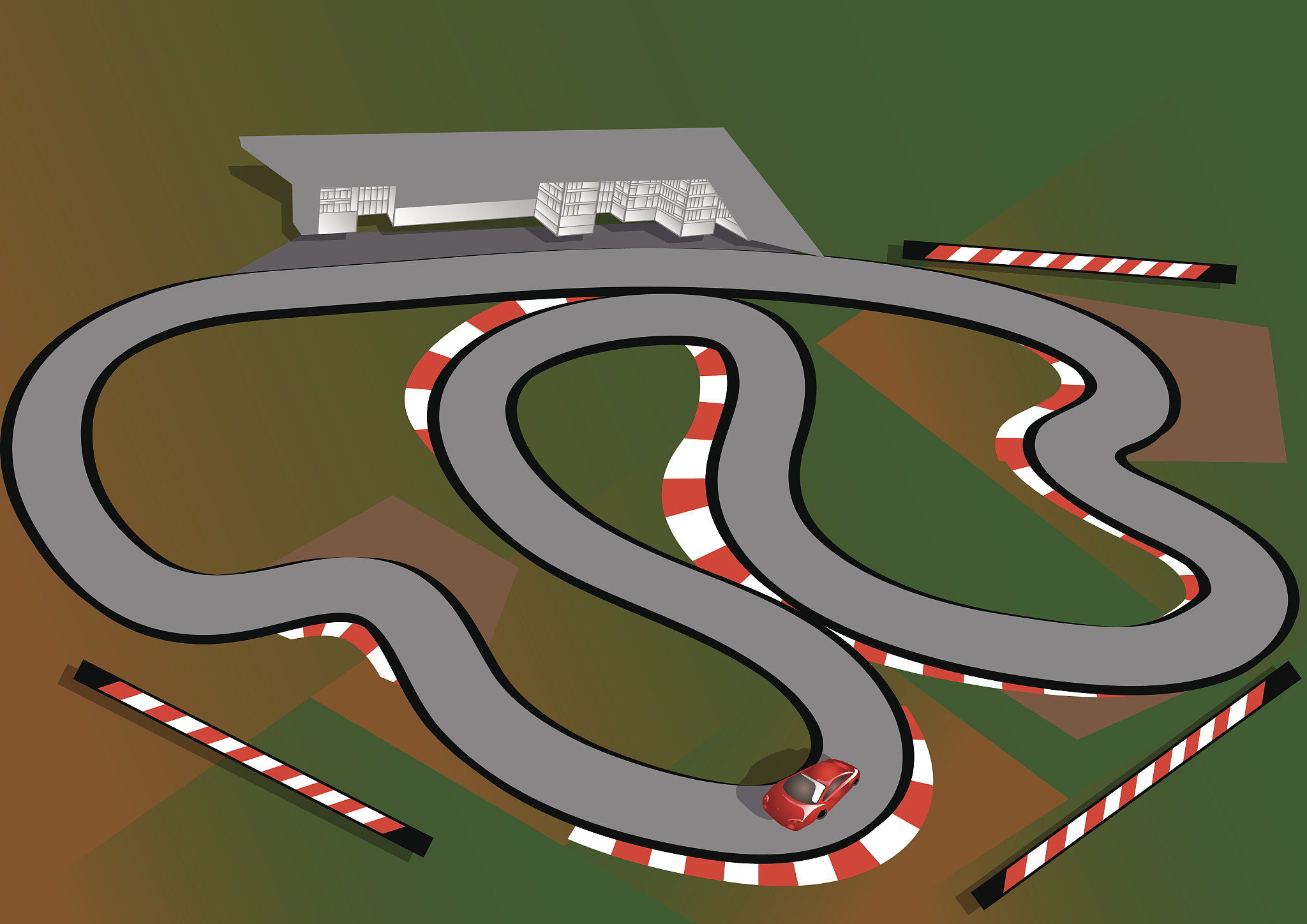 长直赛道、转弯赛道、连续弯道循迹小车是否需要不同的行进策略？如何改动？