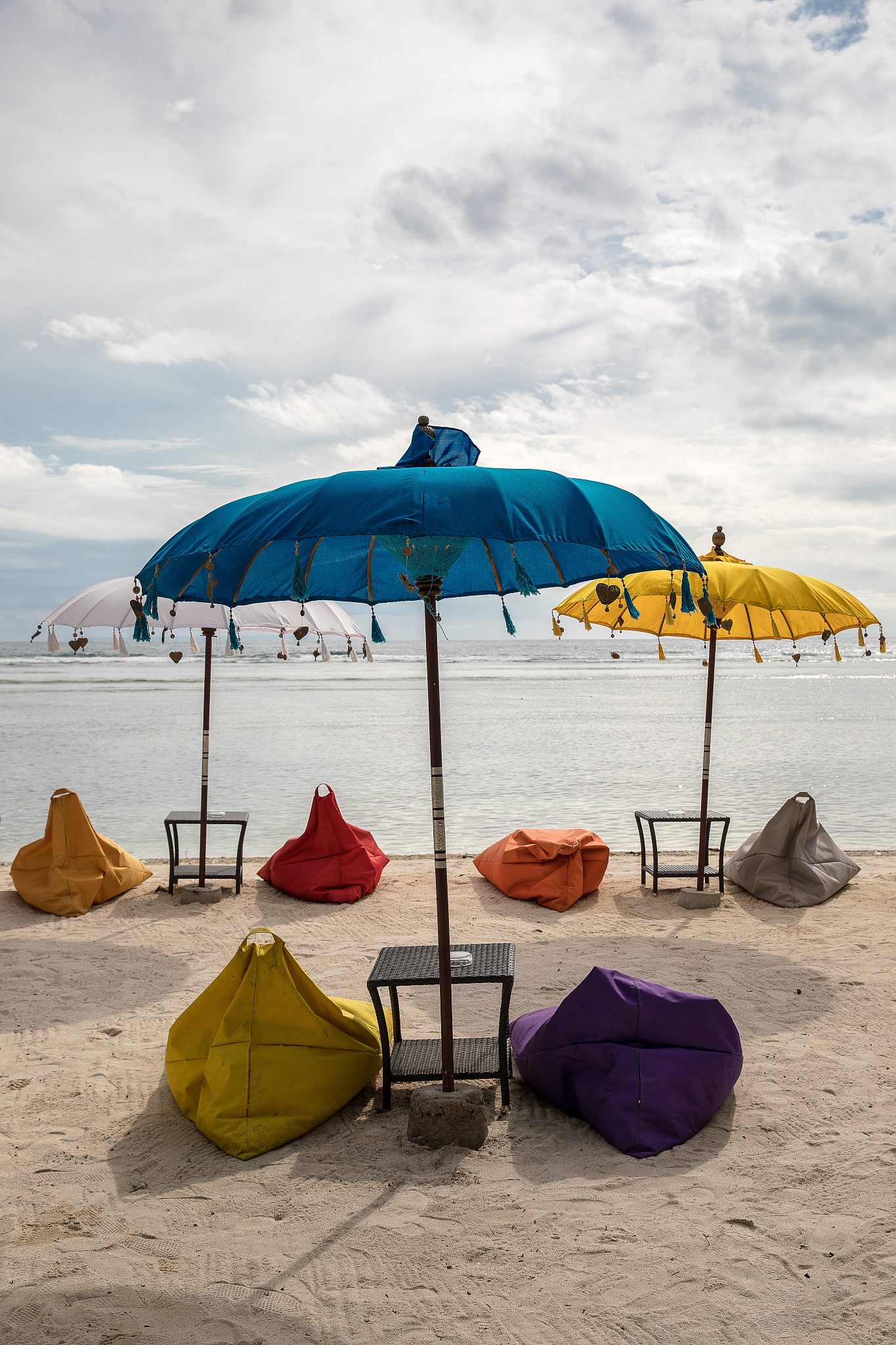 Durable Outdoor Umbrella with UV Protection and Tilt Feature - Easy to Store and Transport
