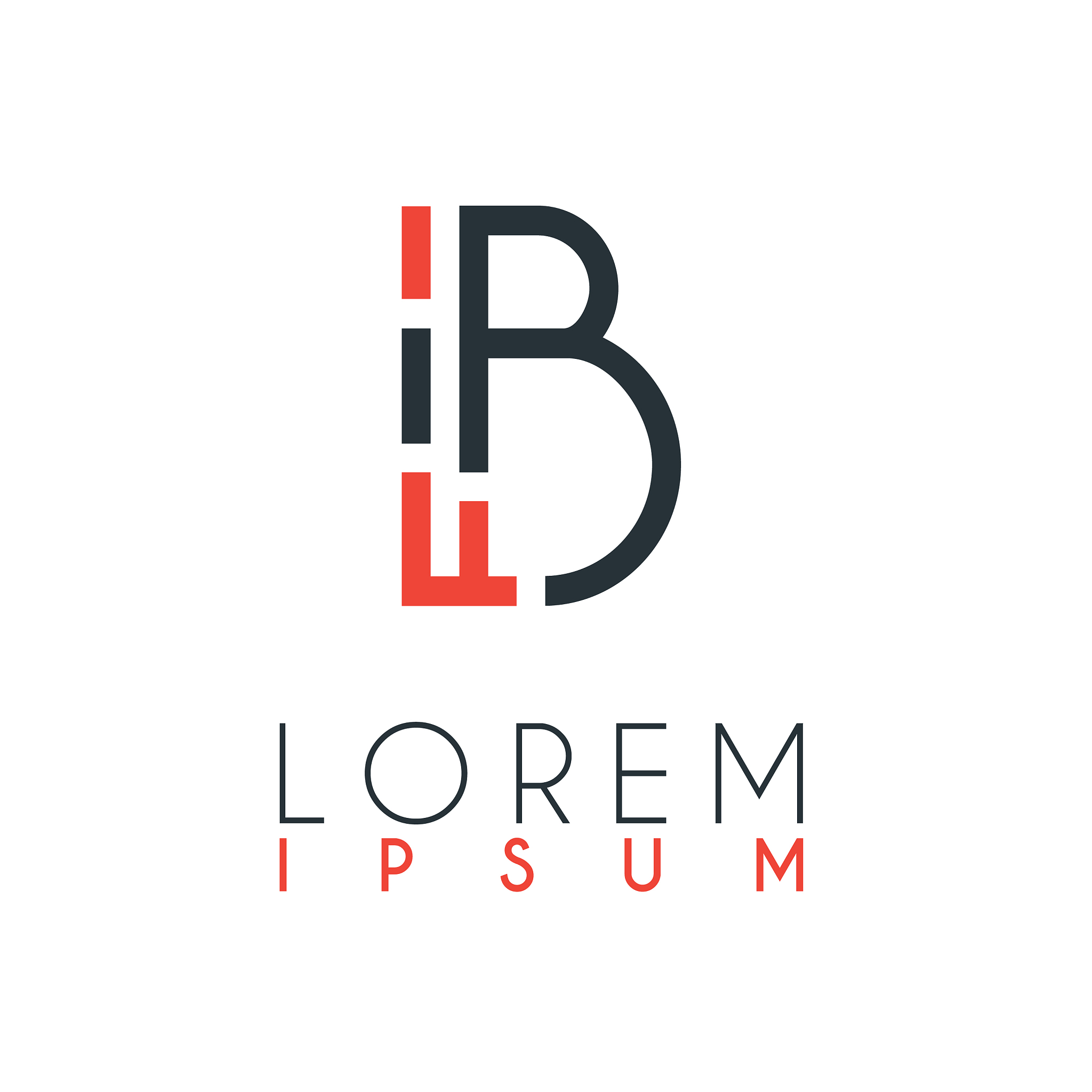the logo between letter i and letter b or ib