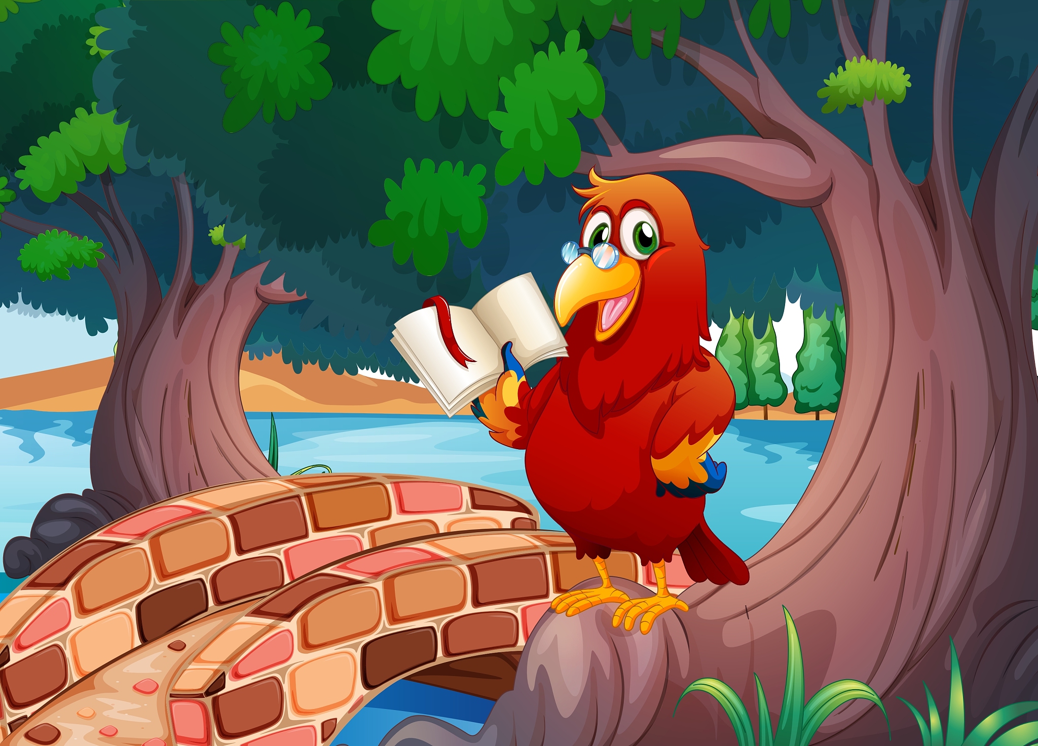 小红和小黑的神奇冒险：寻找会说话的鹦鹉