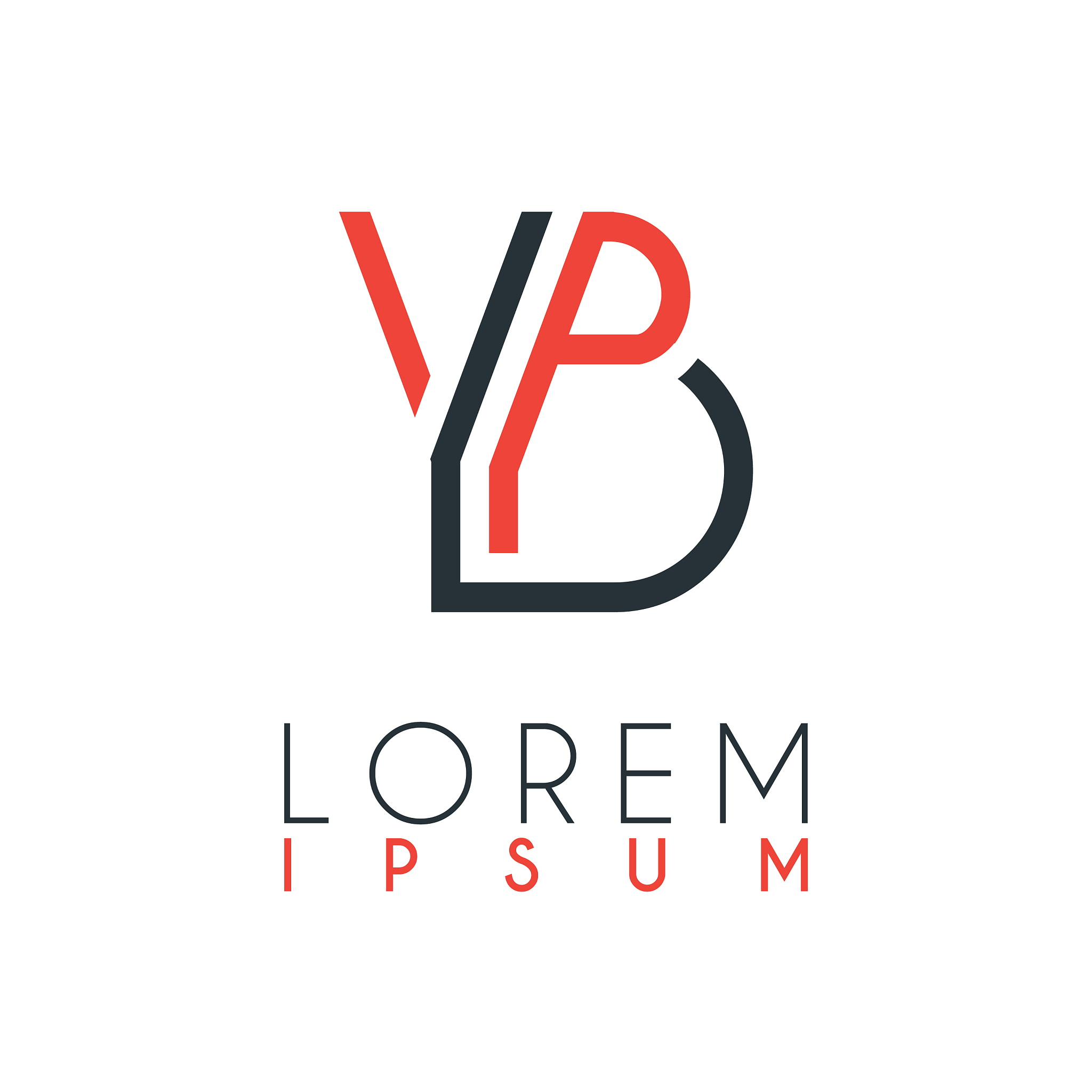 the logo between letter y and letter b or yb