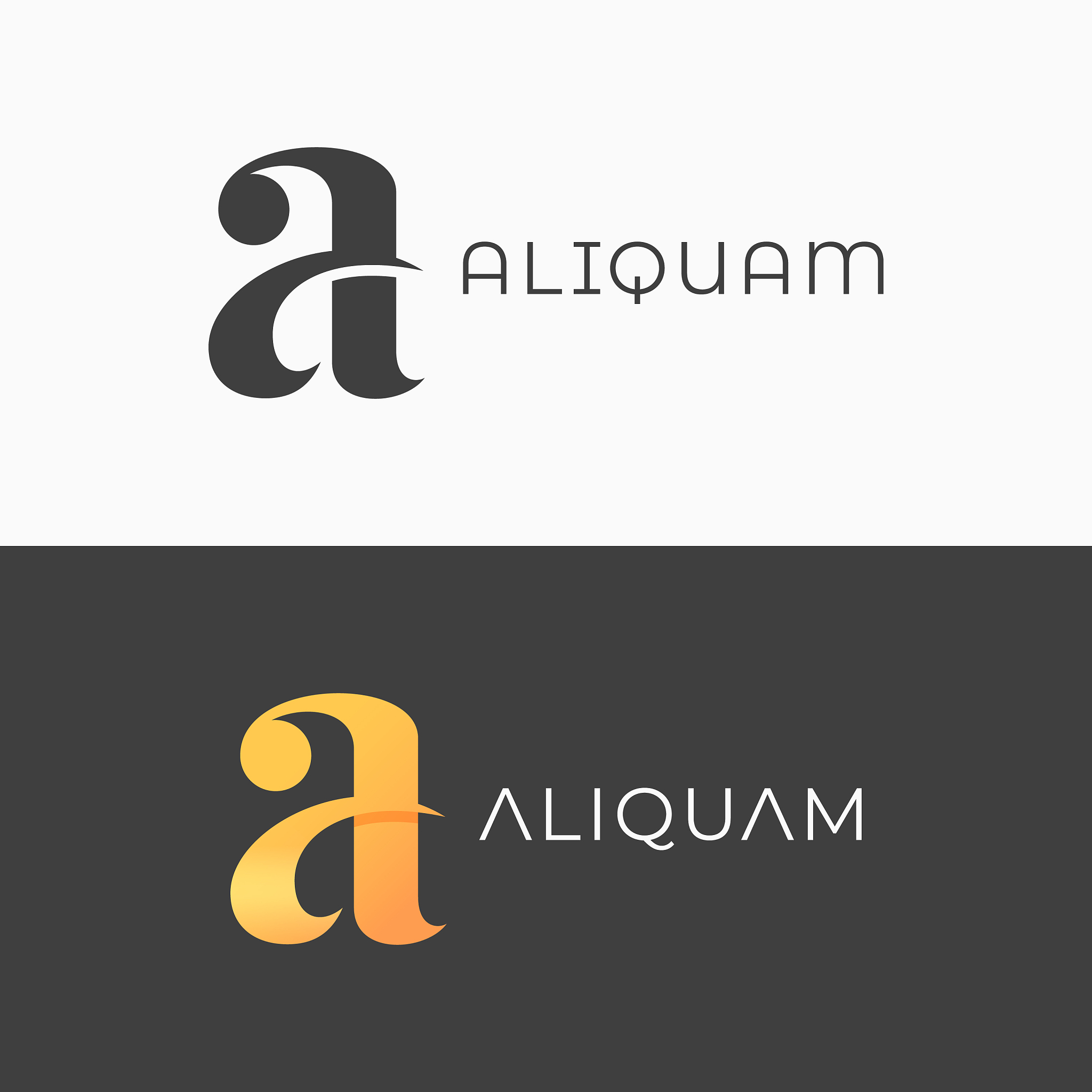 letter a logo vintage letter a icon on black and