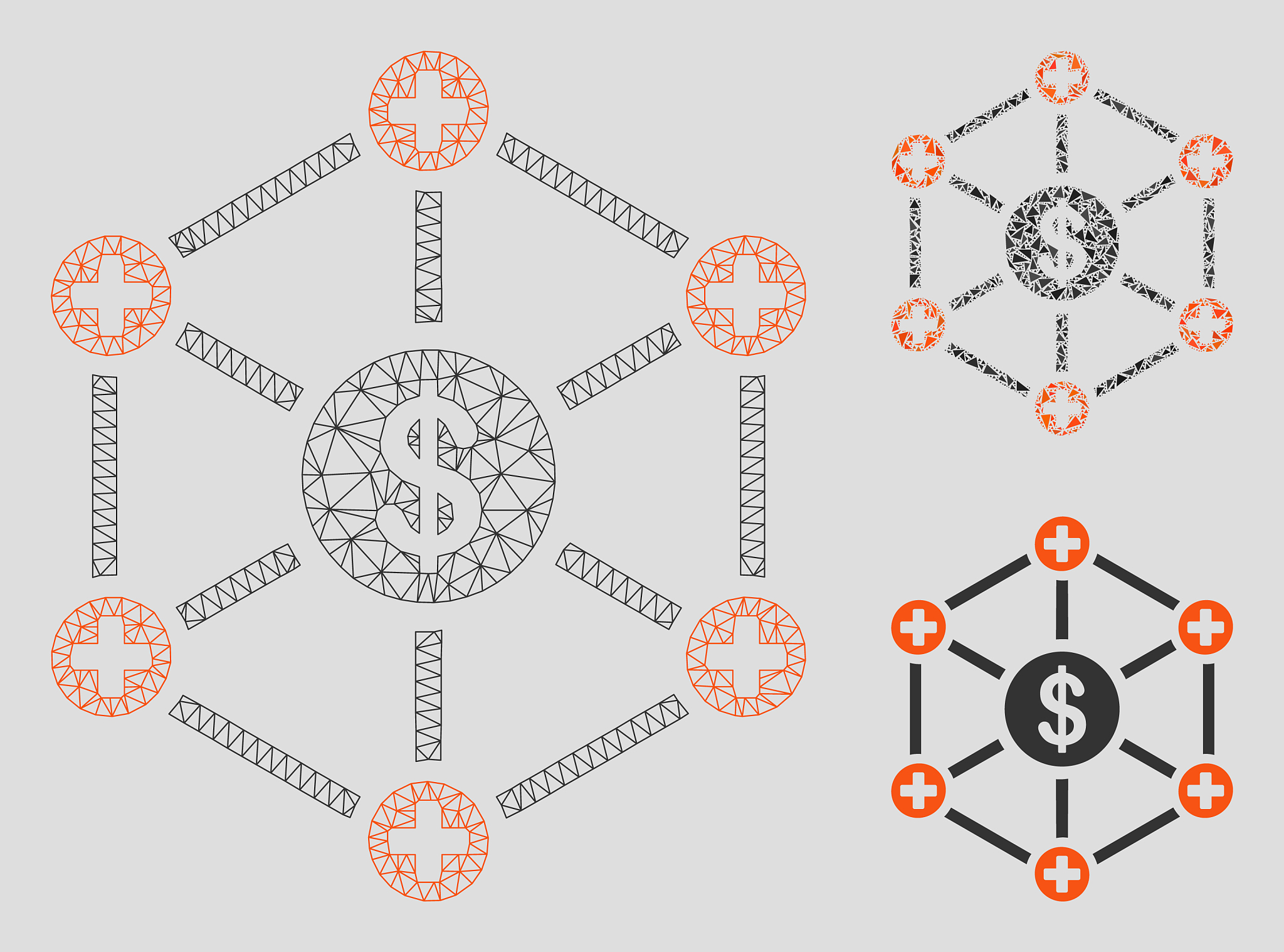 financial medical network mesh network