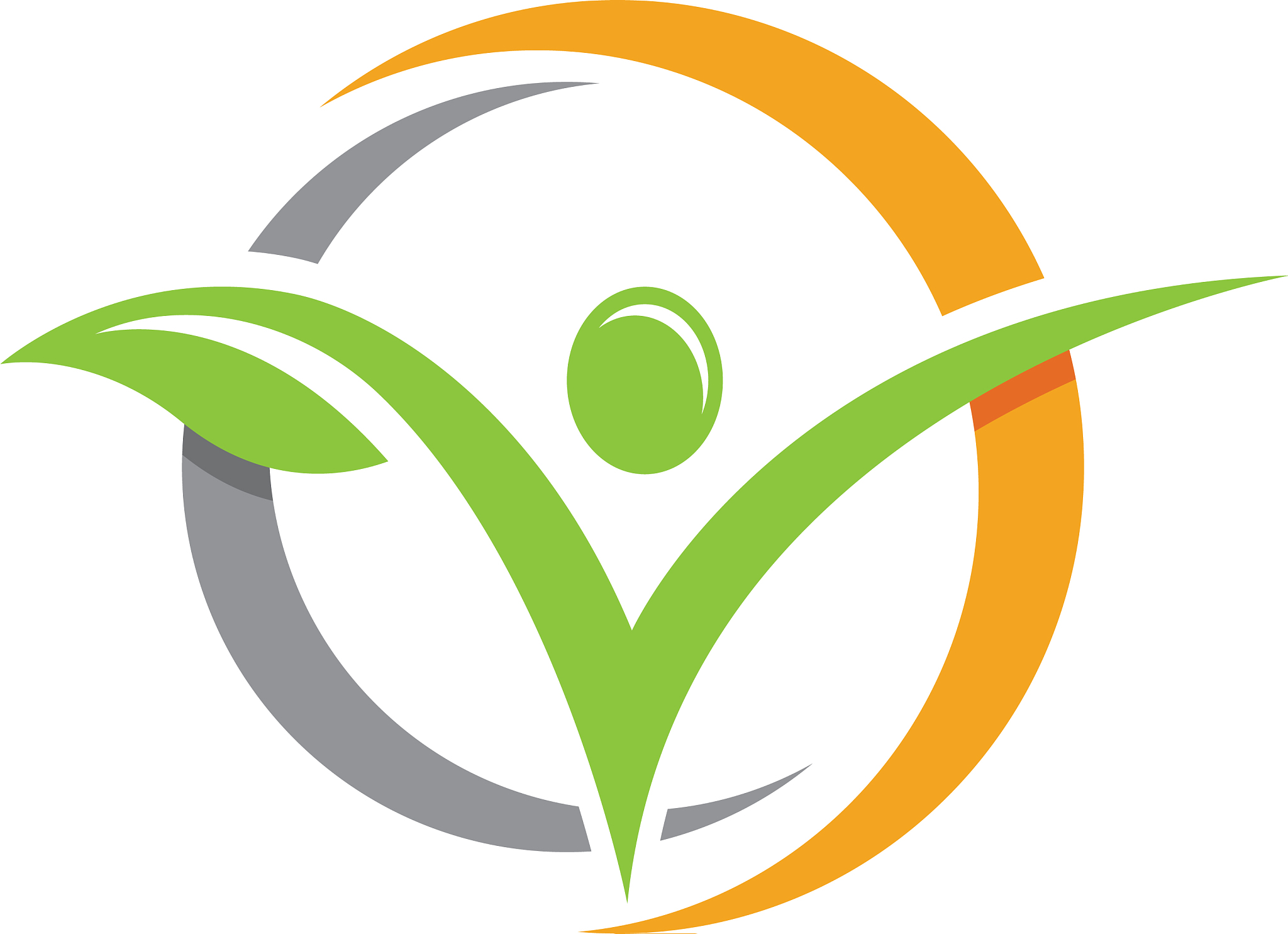 human character logo sign