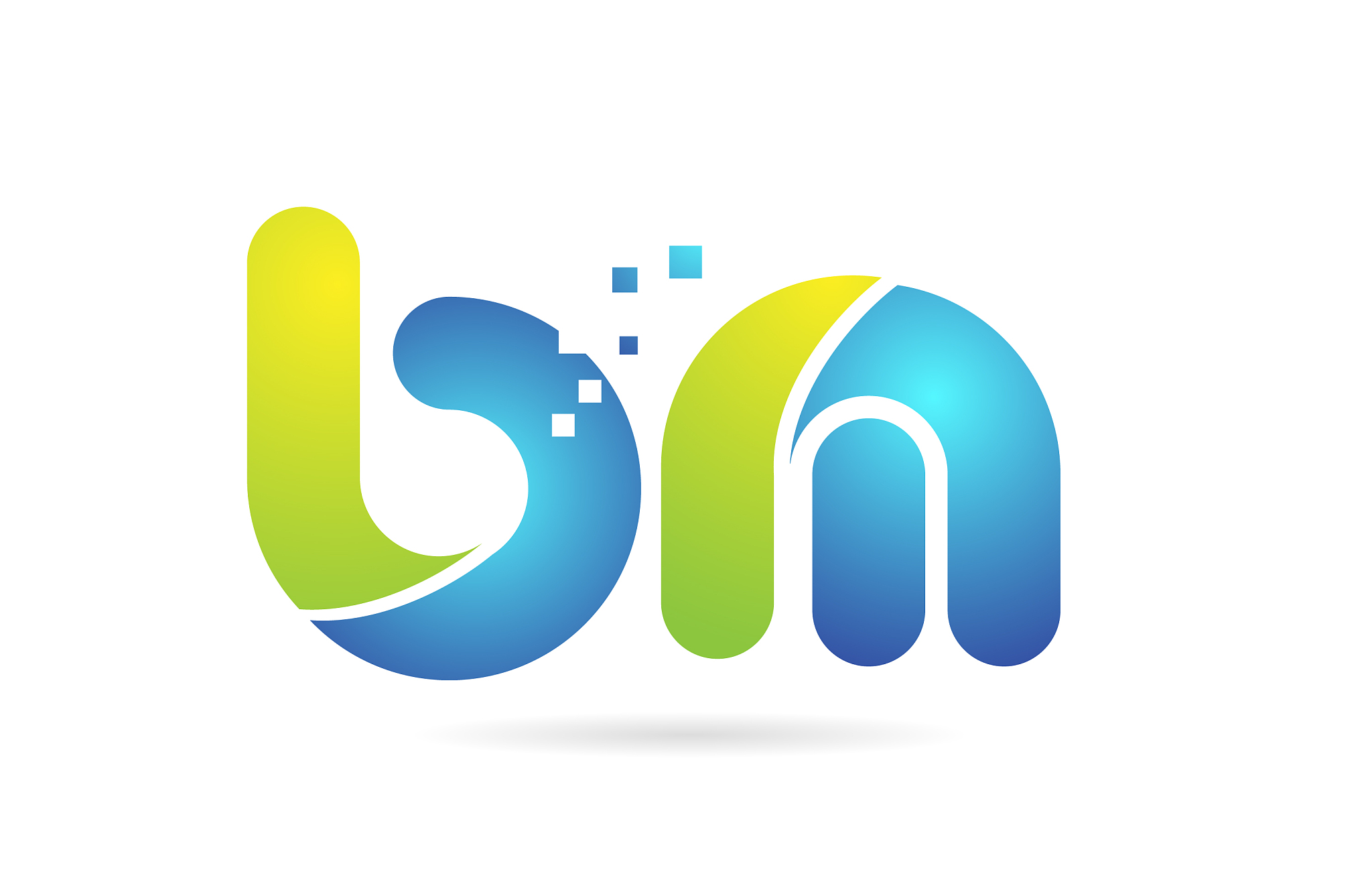 bm b m blue green combination alphabet letter