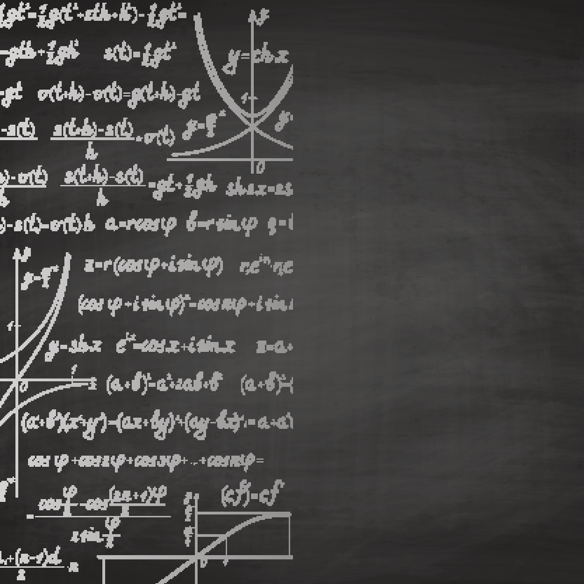 abstract math school background with copy space
