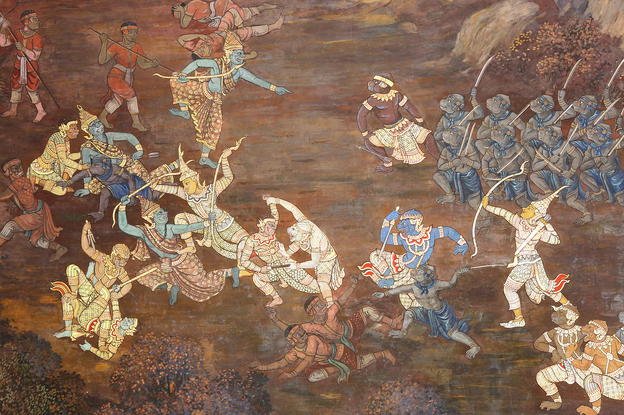 traditional thai painting art