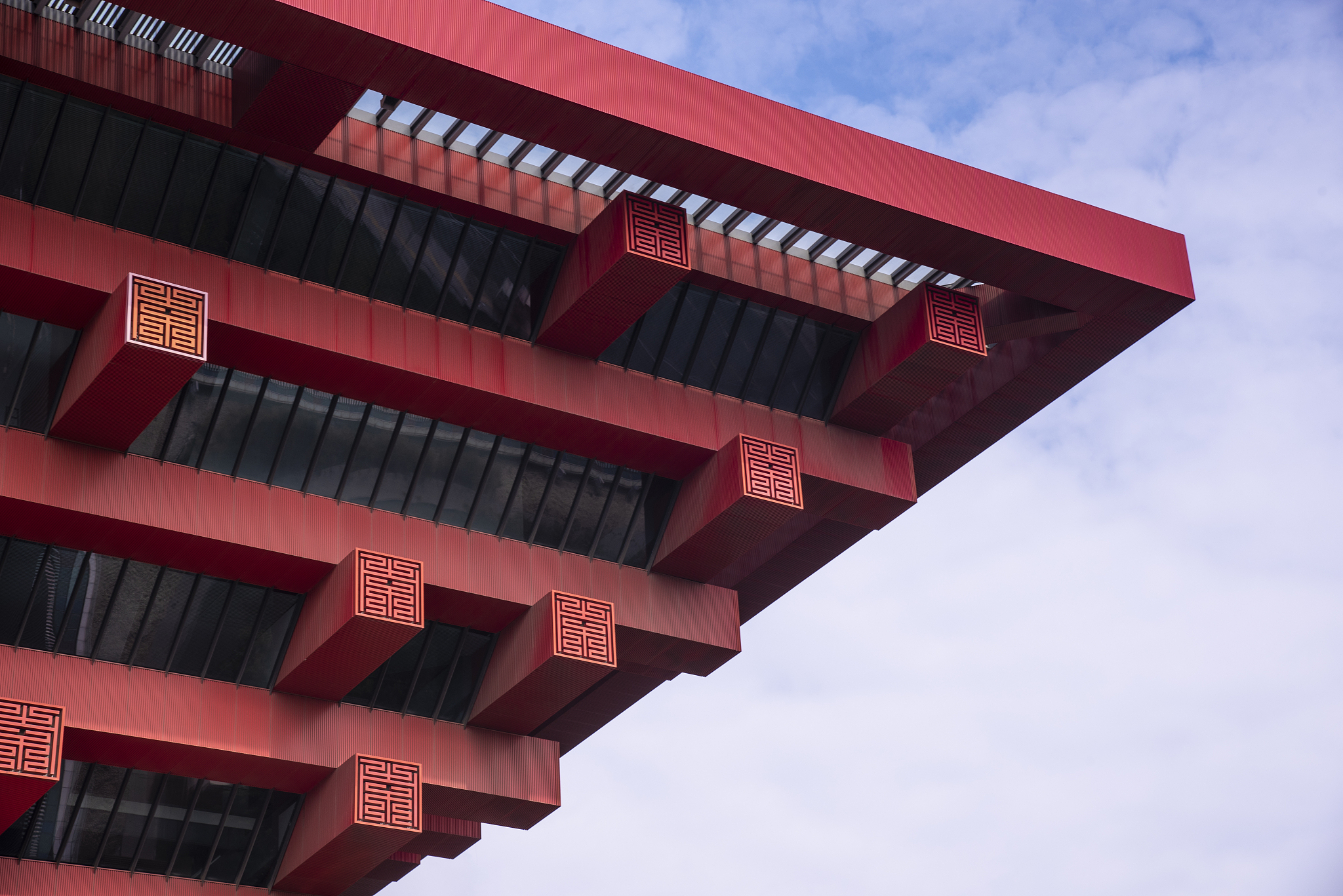 what are the most common architectural styles in Chinese cities take Guangzhou as an example