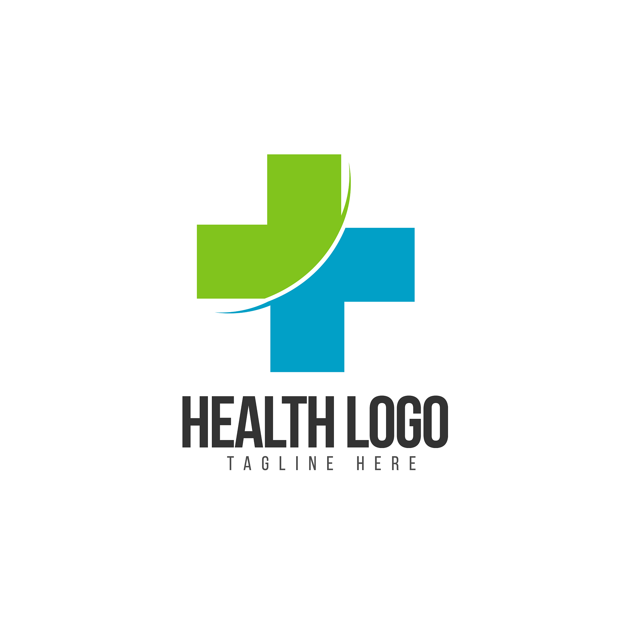 health logo template design