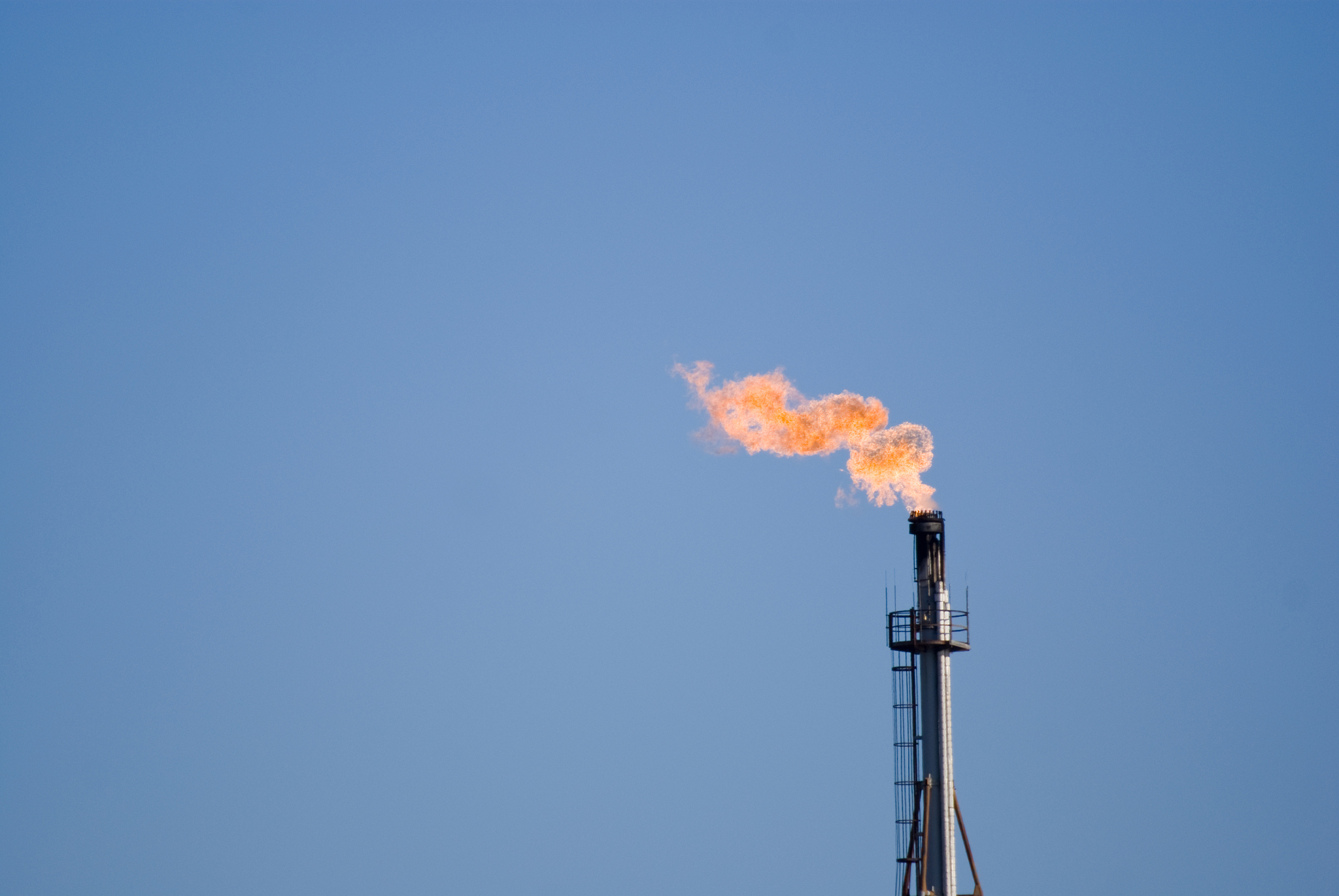 industrial flare stack
