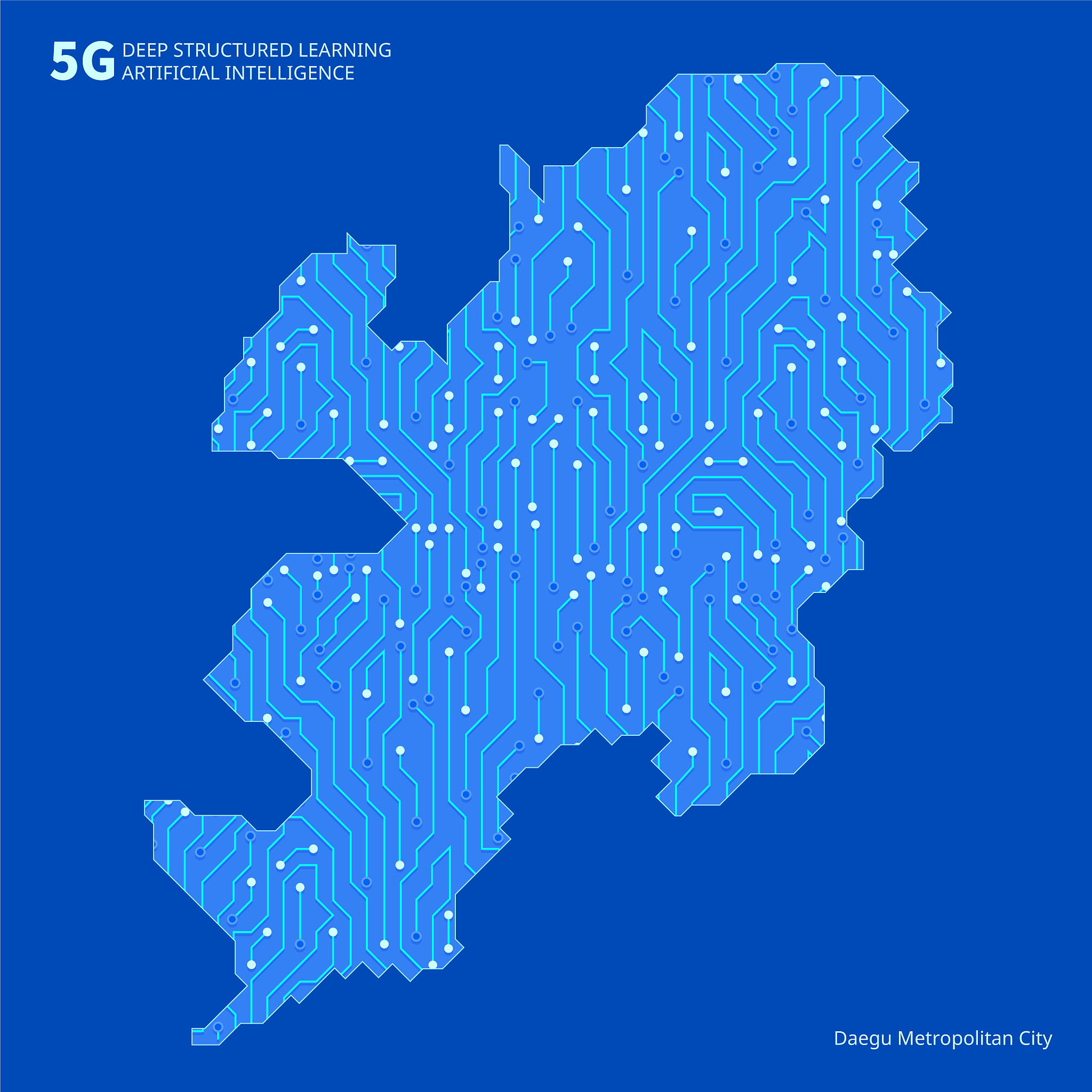 concept of business, technology, the internet and 5g network ill