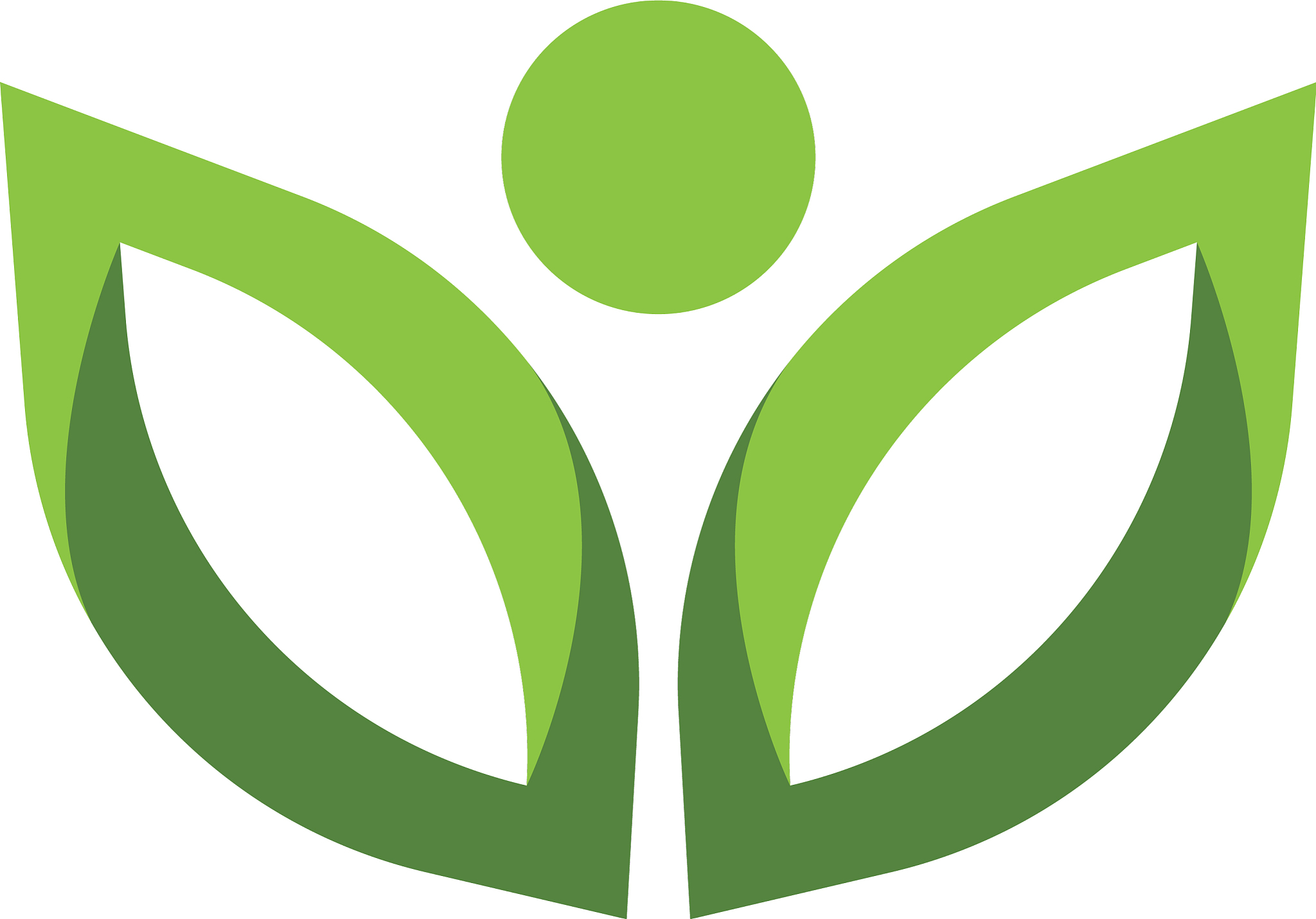 leaf ecology nature logo template